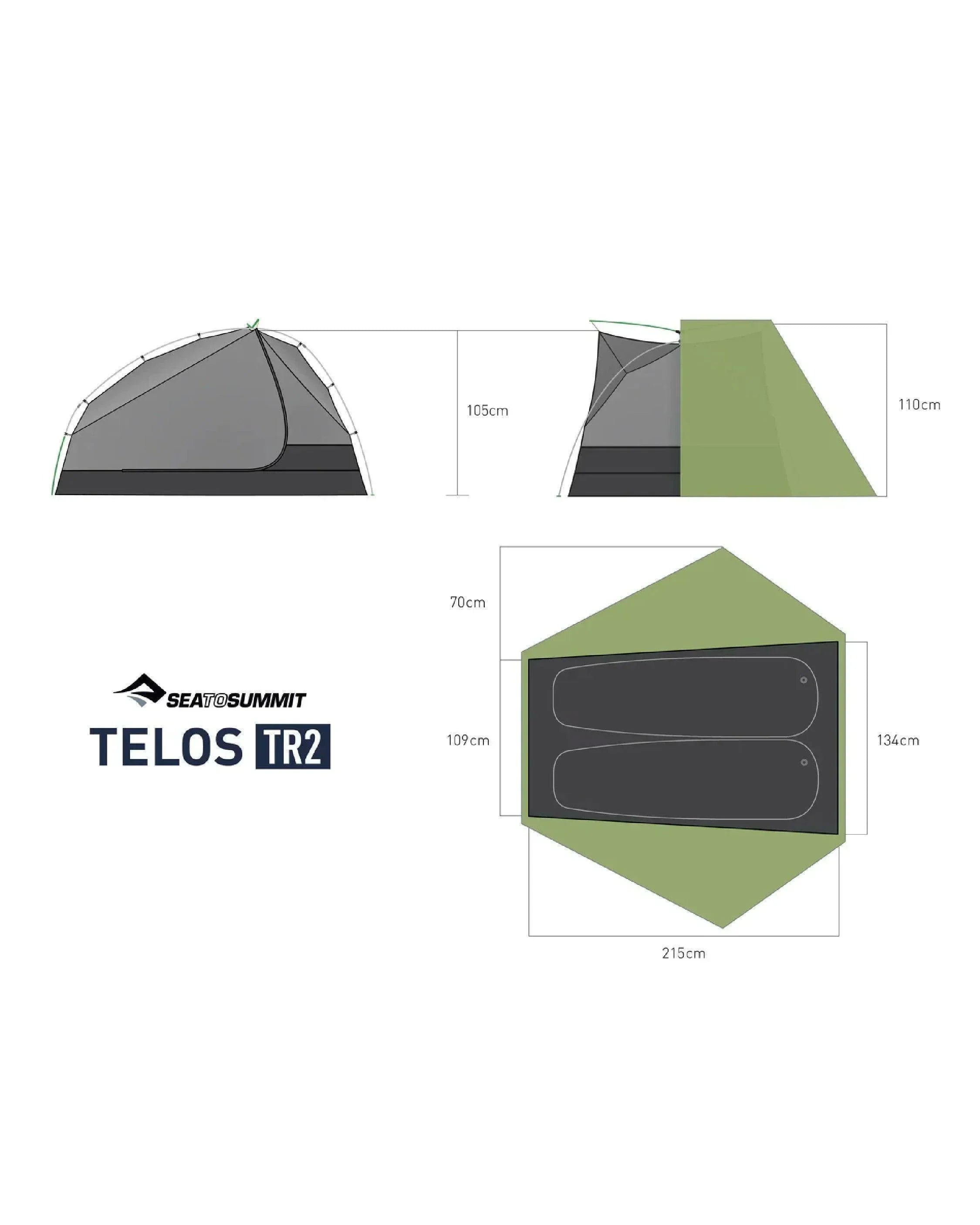 Sea To Summit Telos TR2 Tent - Wild Camping