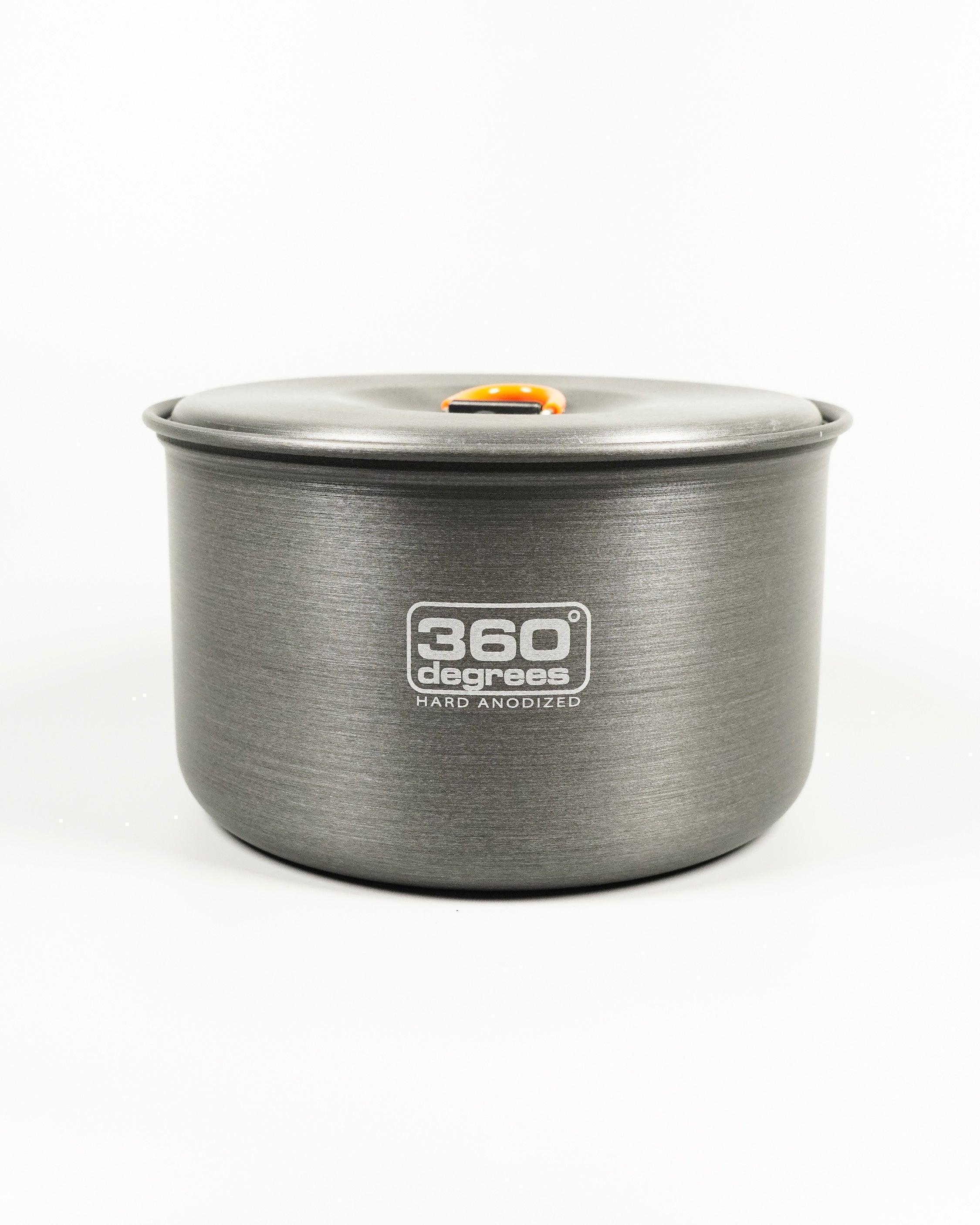 360 Degrees Large Pot Set with Kettle - Wild Camping