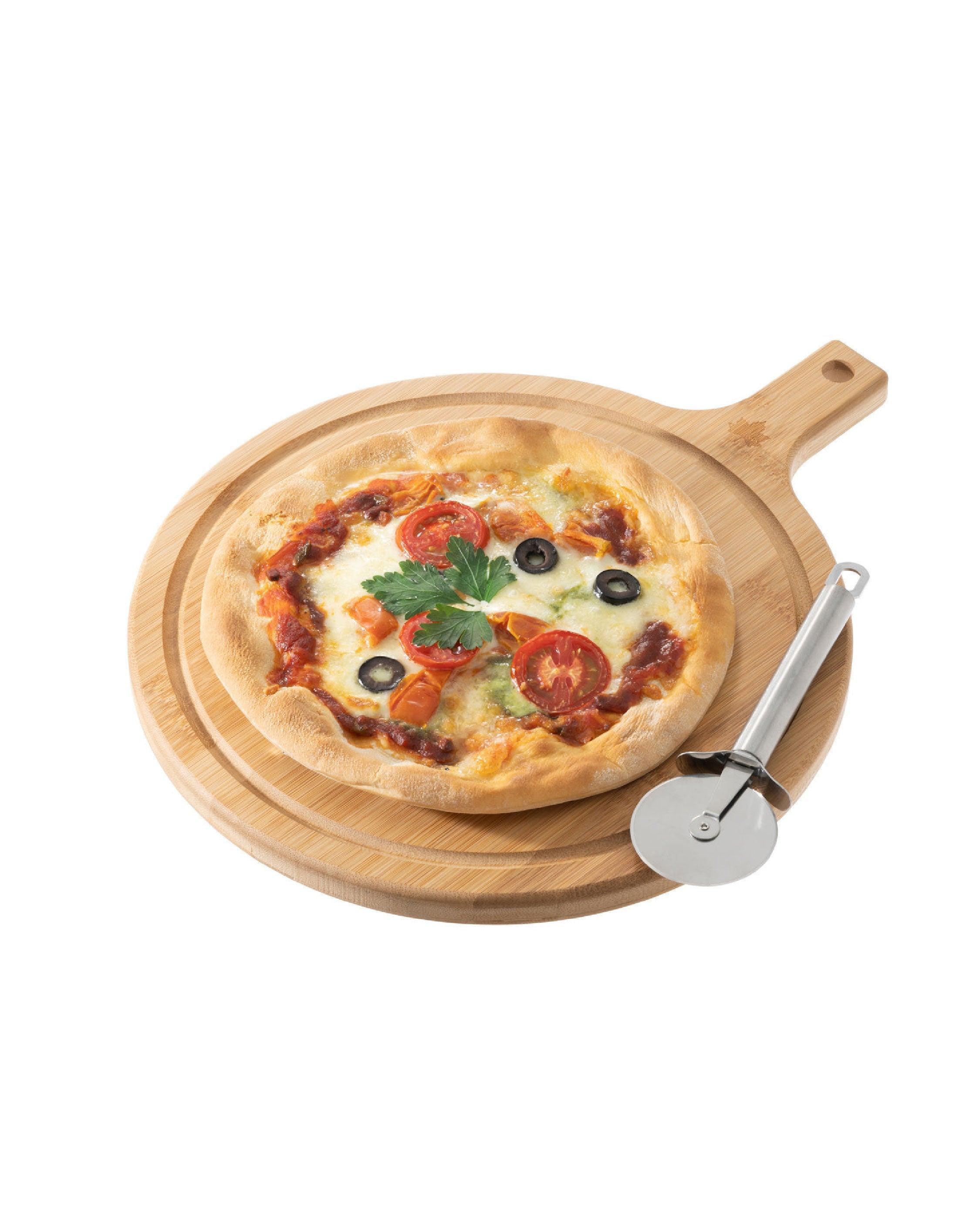 Logos Bamboo Round Cutting Board - Wild Camping