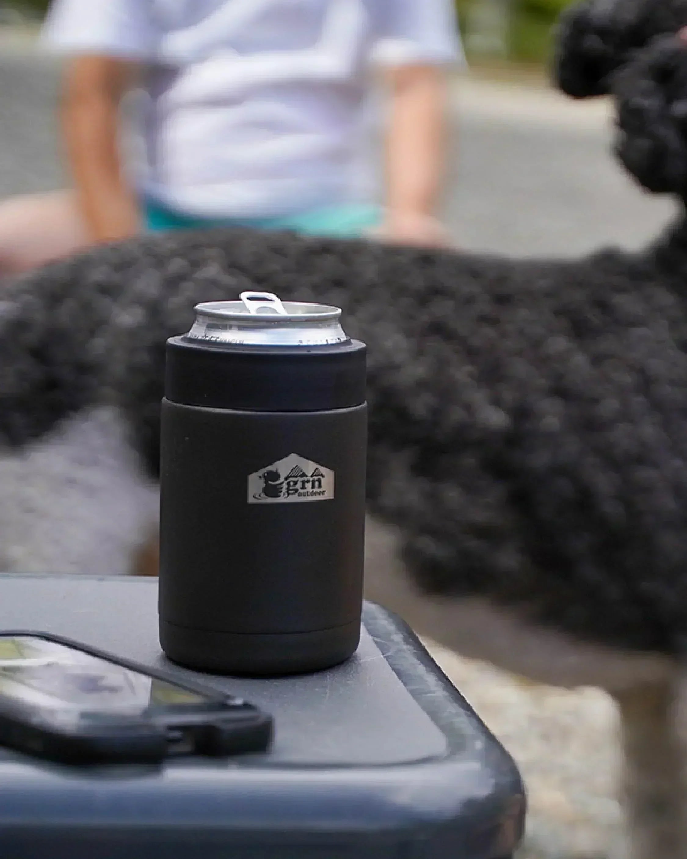 grn outdoor Beer Can Cooler - Wild Camping