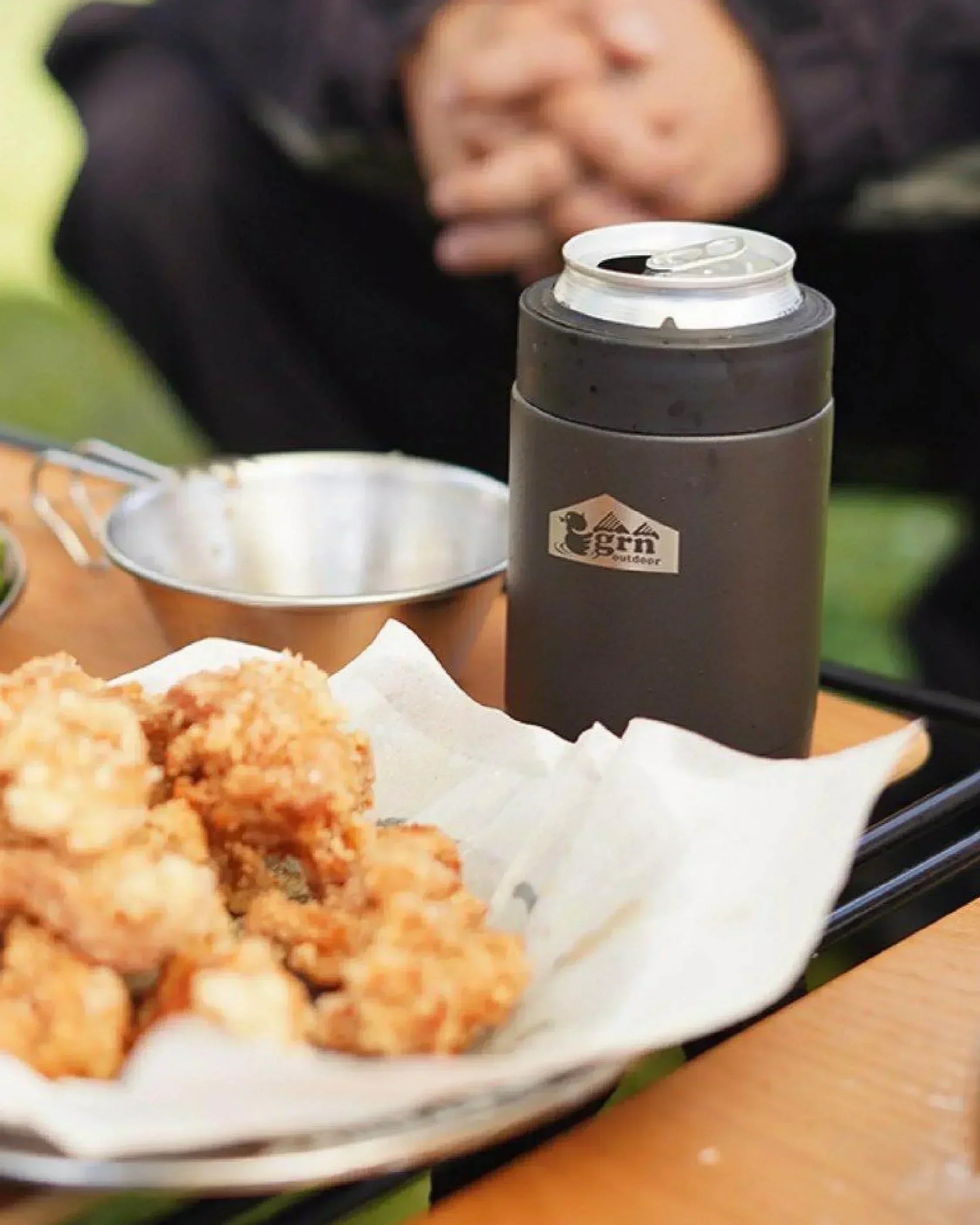 grn outdoor Beer Can Cooler - Wild Camping