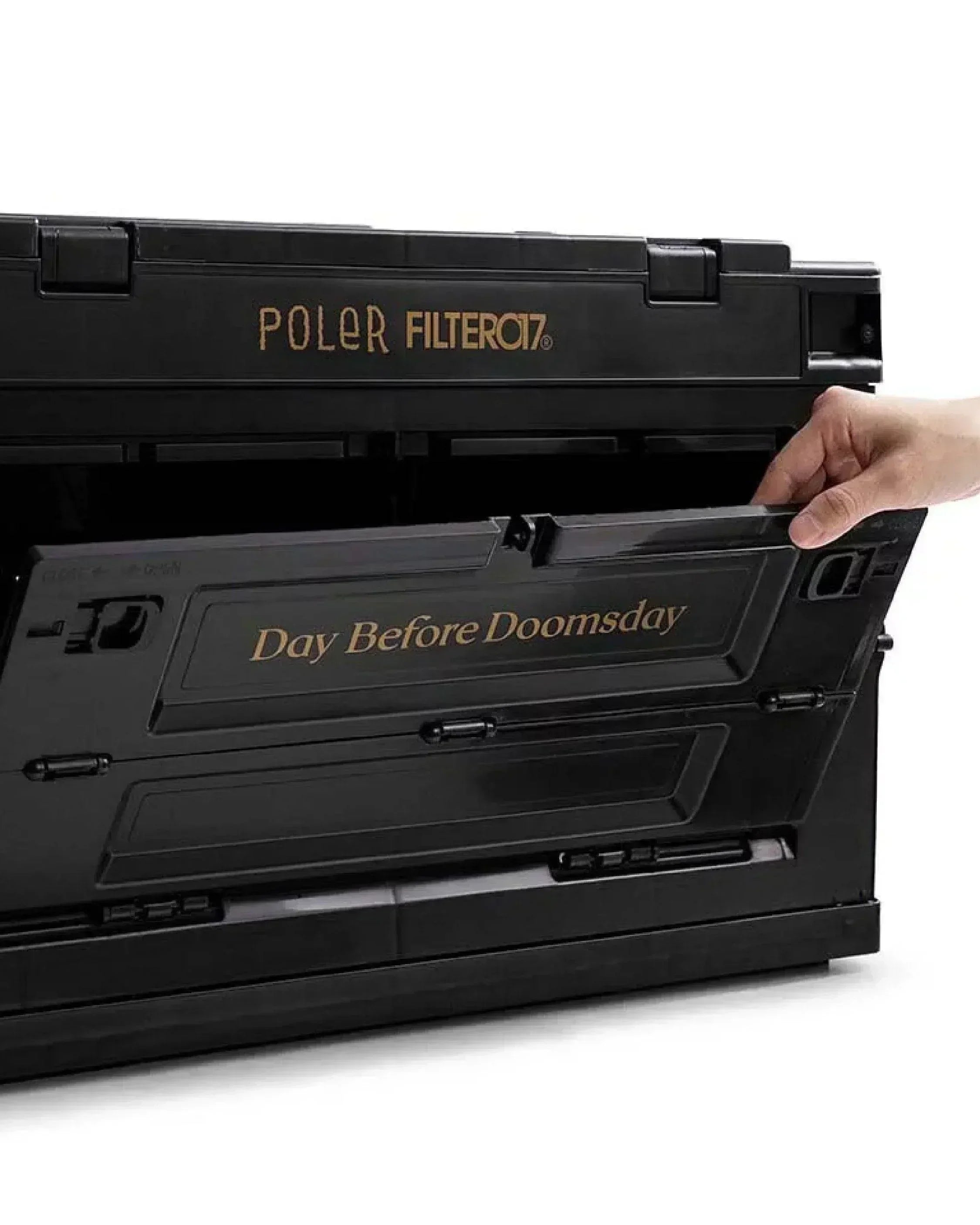 Filter017 X POLeR D.B.D Logo Portable Folding Storage Container 65L - Wild Camping