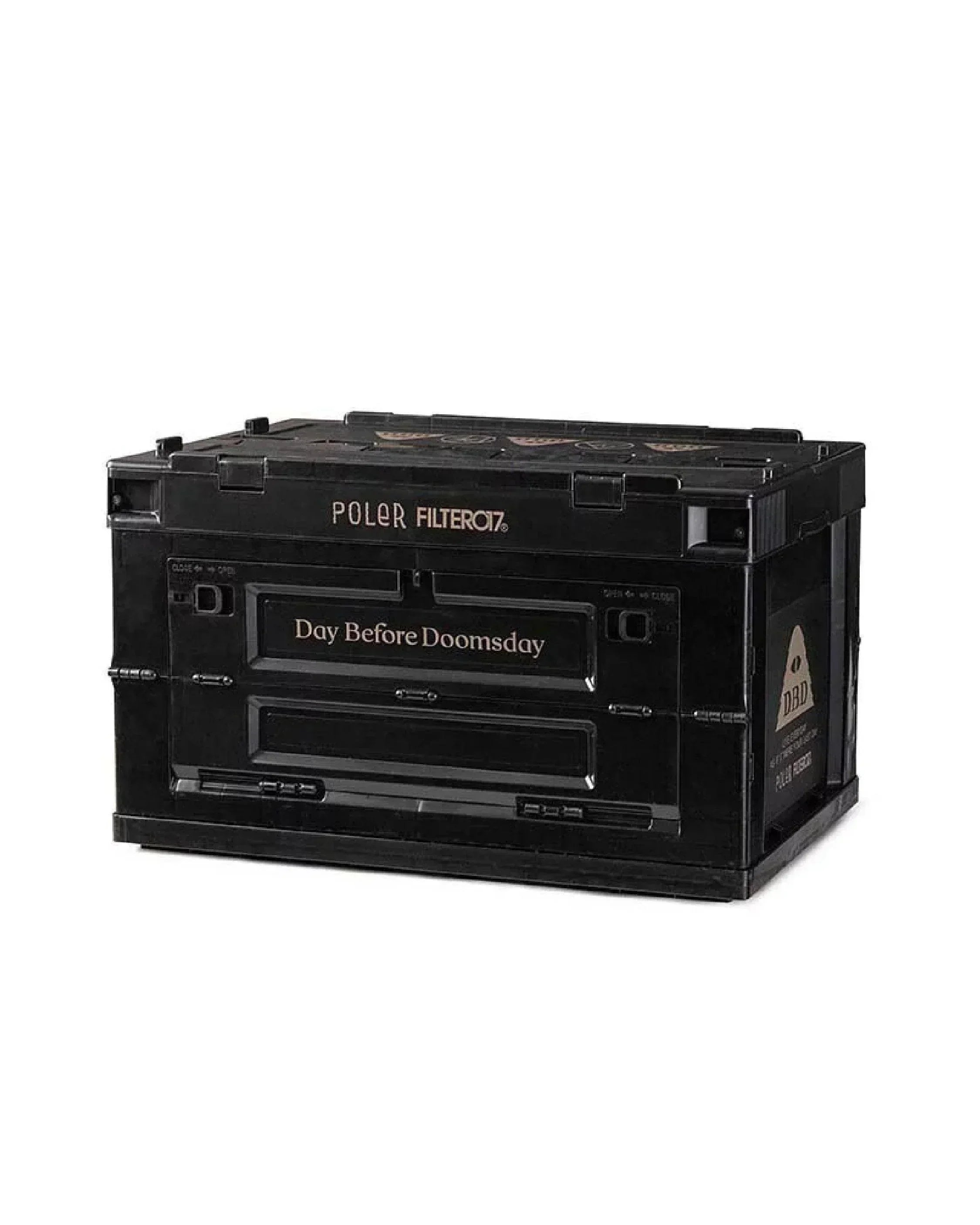 Filter017 X POLeR D.B.D Logo Portable Folding Storage Container 65L - Wild Camping