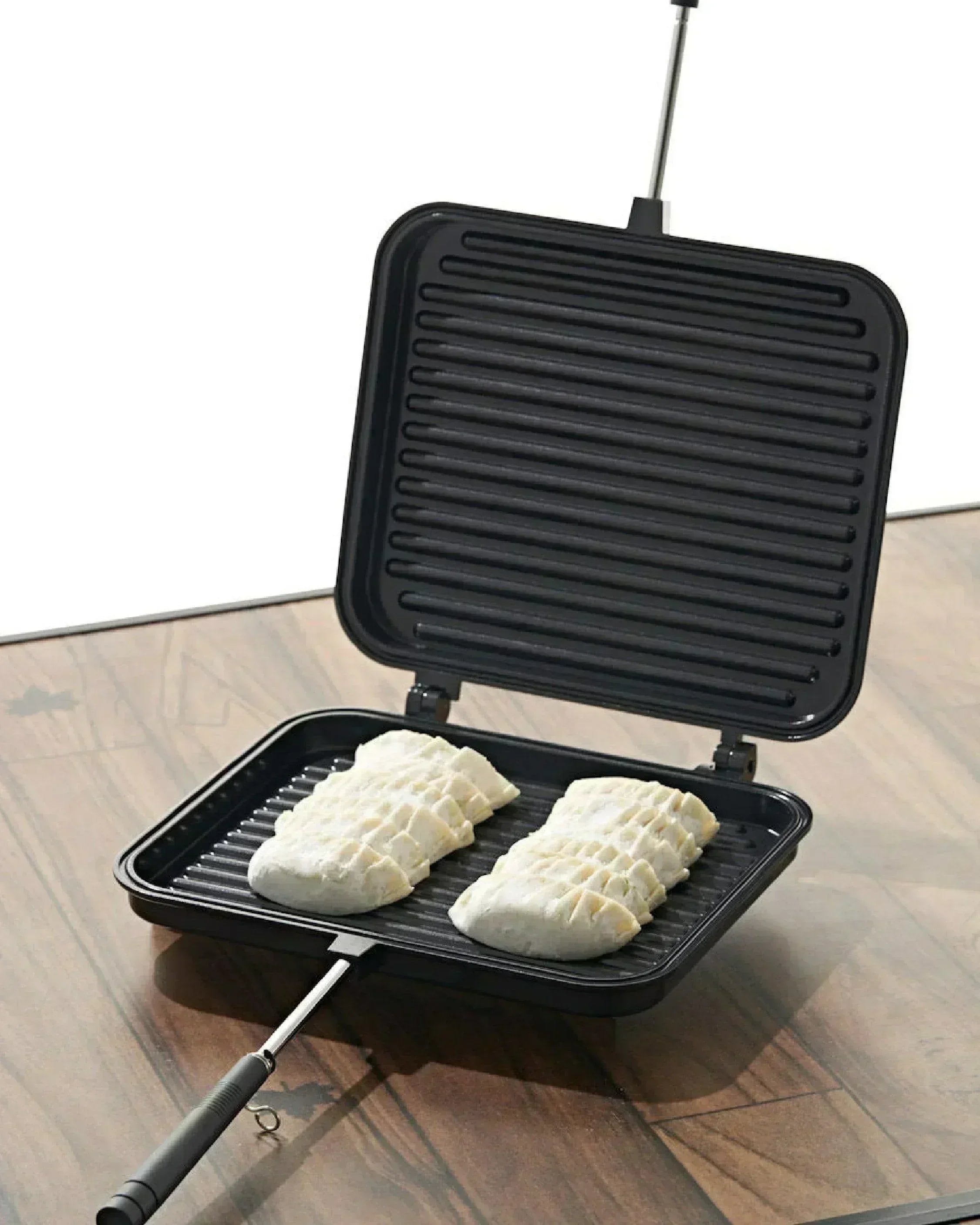 Logos Double Sided Grill Pan - Wild Camping