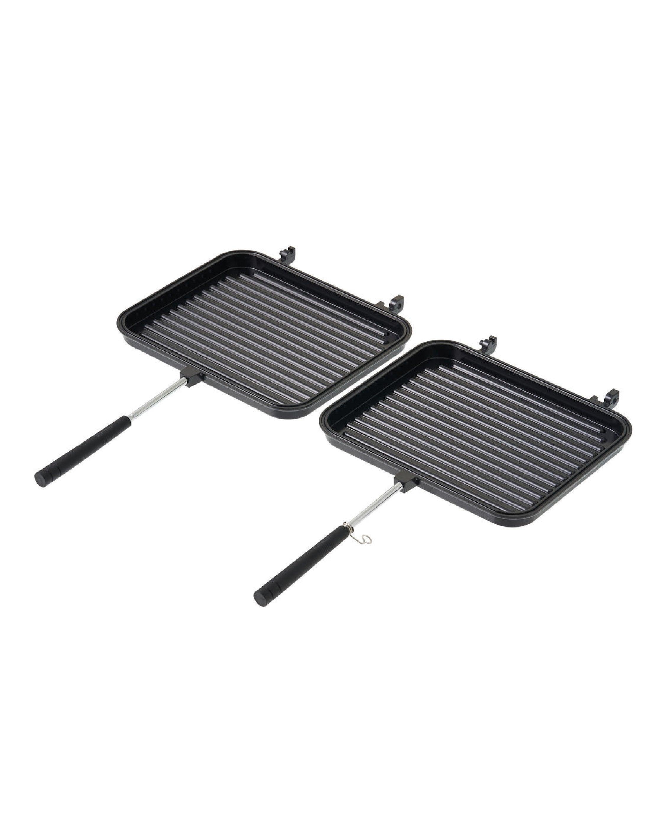 Logos Double Sided Grill Pan - Wild Camping