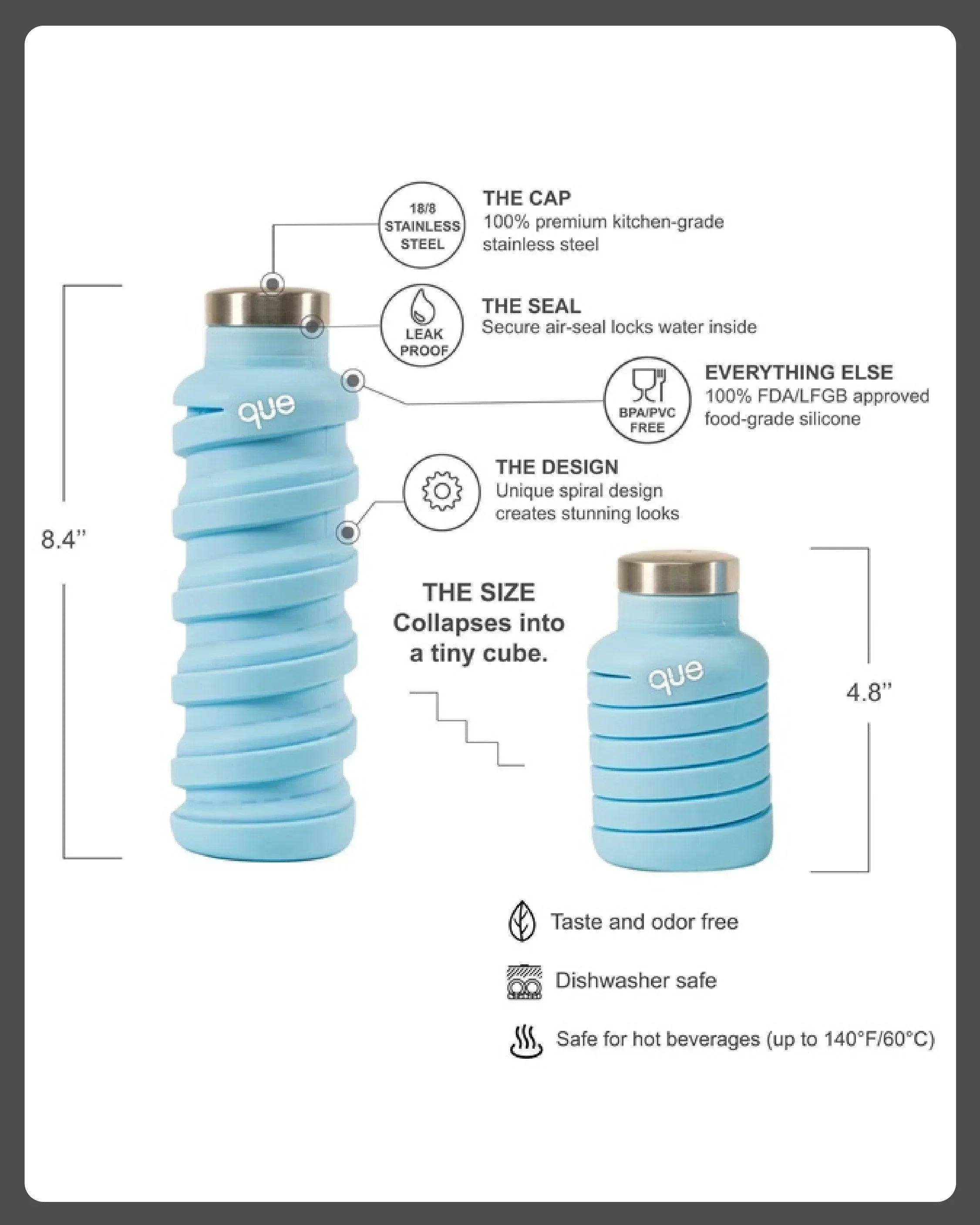 que The Collapsible Bottle - Wild Camping