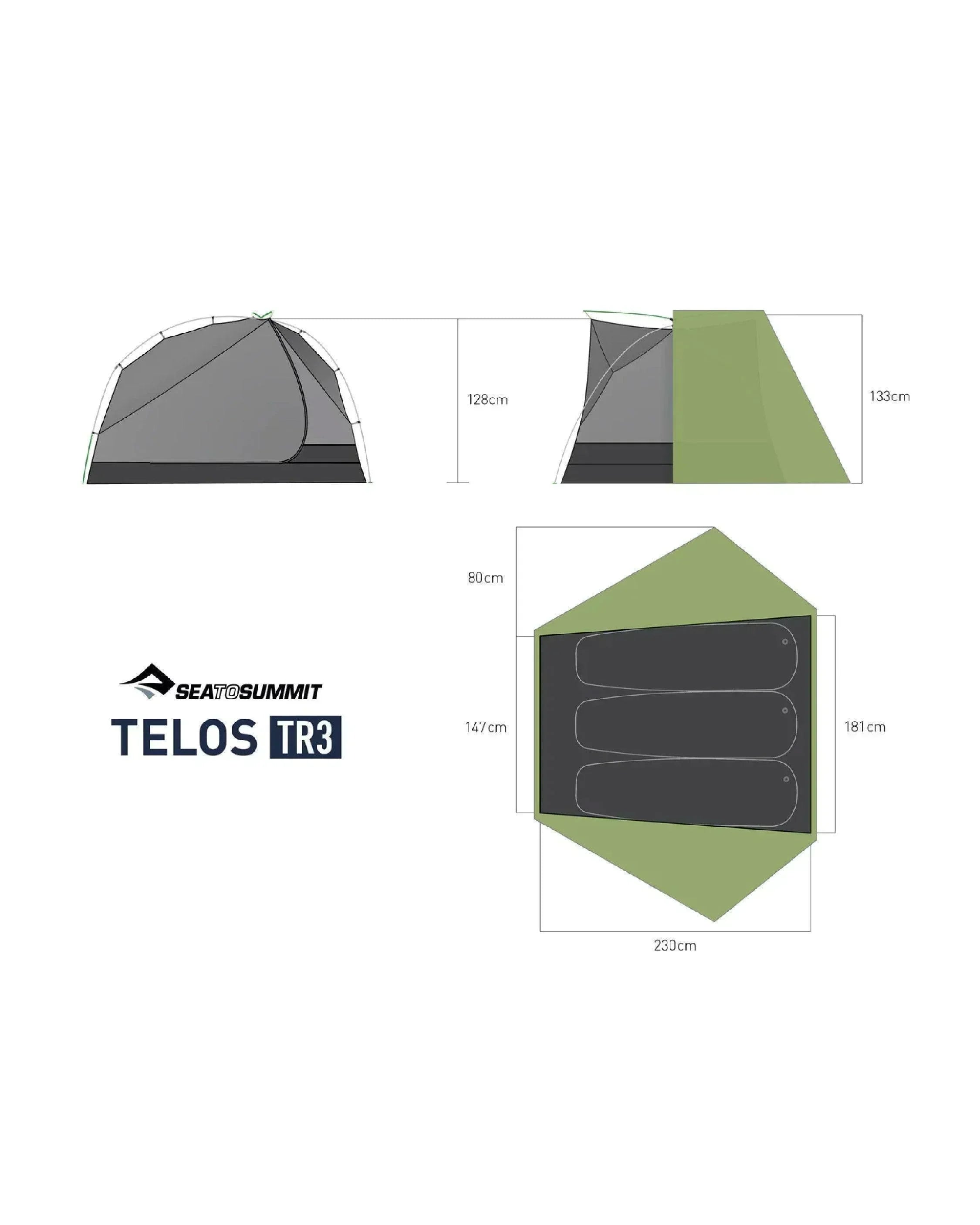 Sea To Summit Telos TR3 Tent - Wild Camping