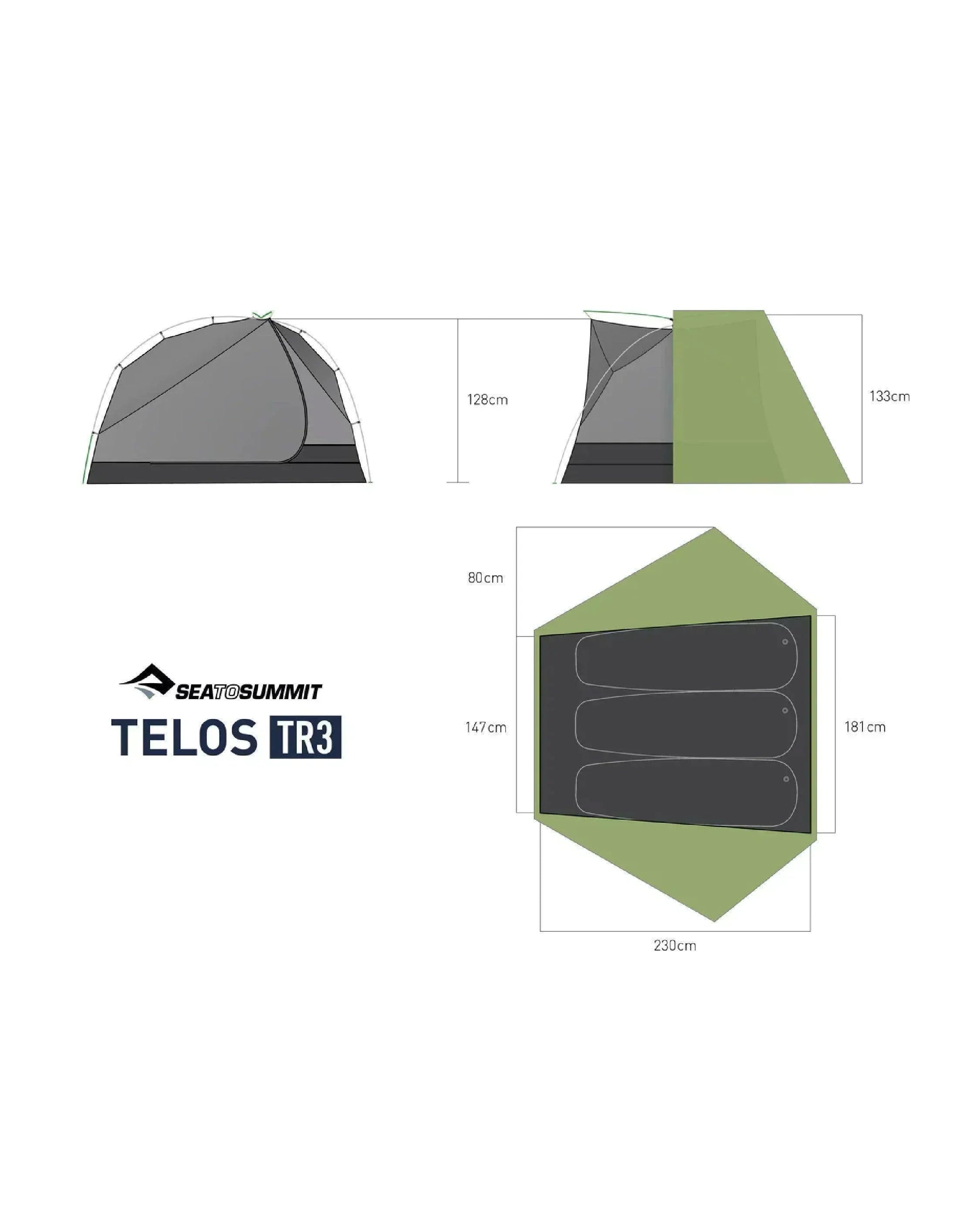 Sea To Summit Telos TR3 Tent - Wild Camping