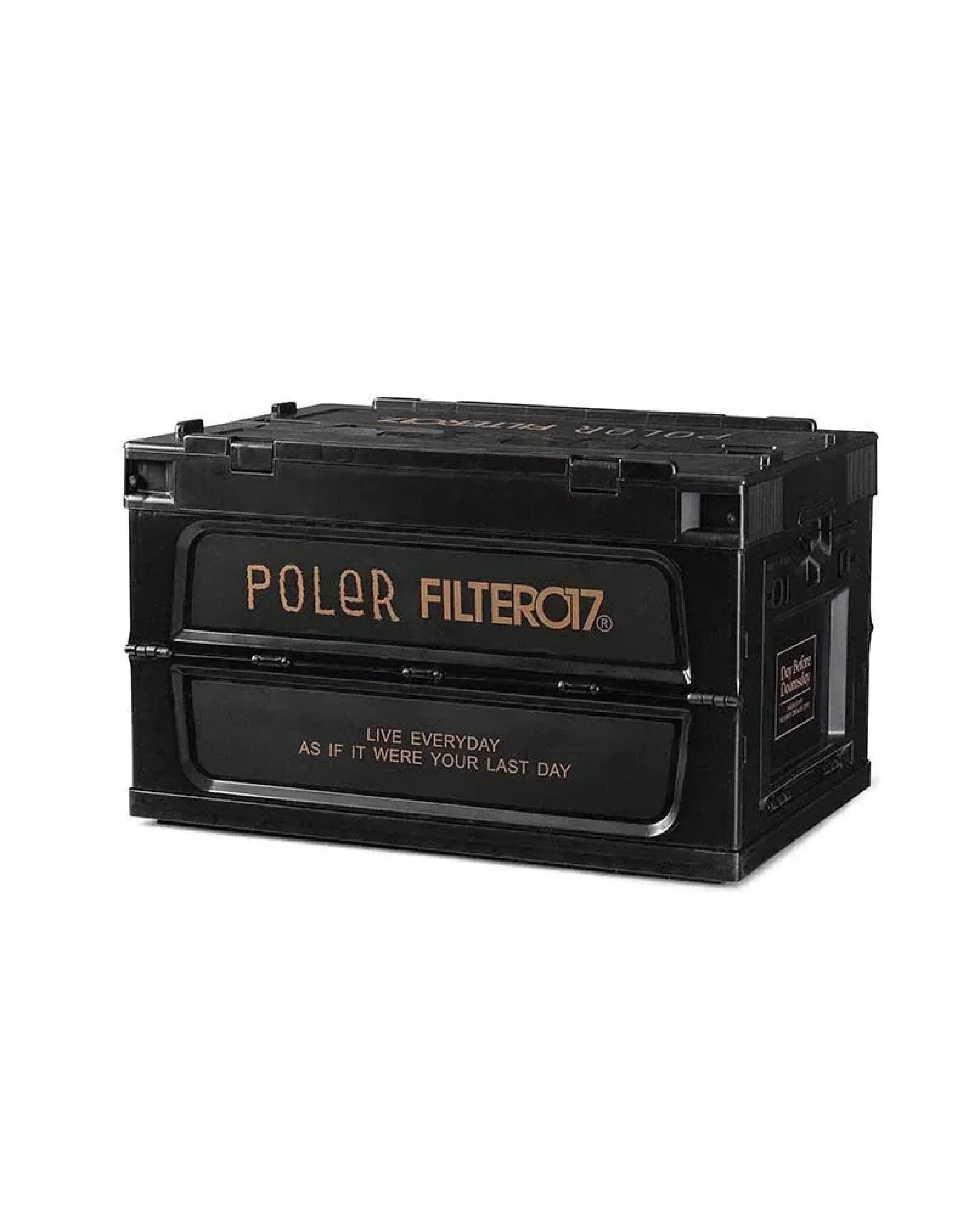 Filter017 X POLeR D.B.D Logo Portable Folding Storage Container 65L - Wild Camping