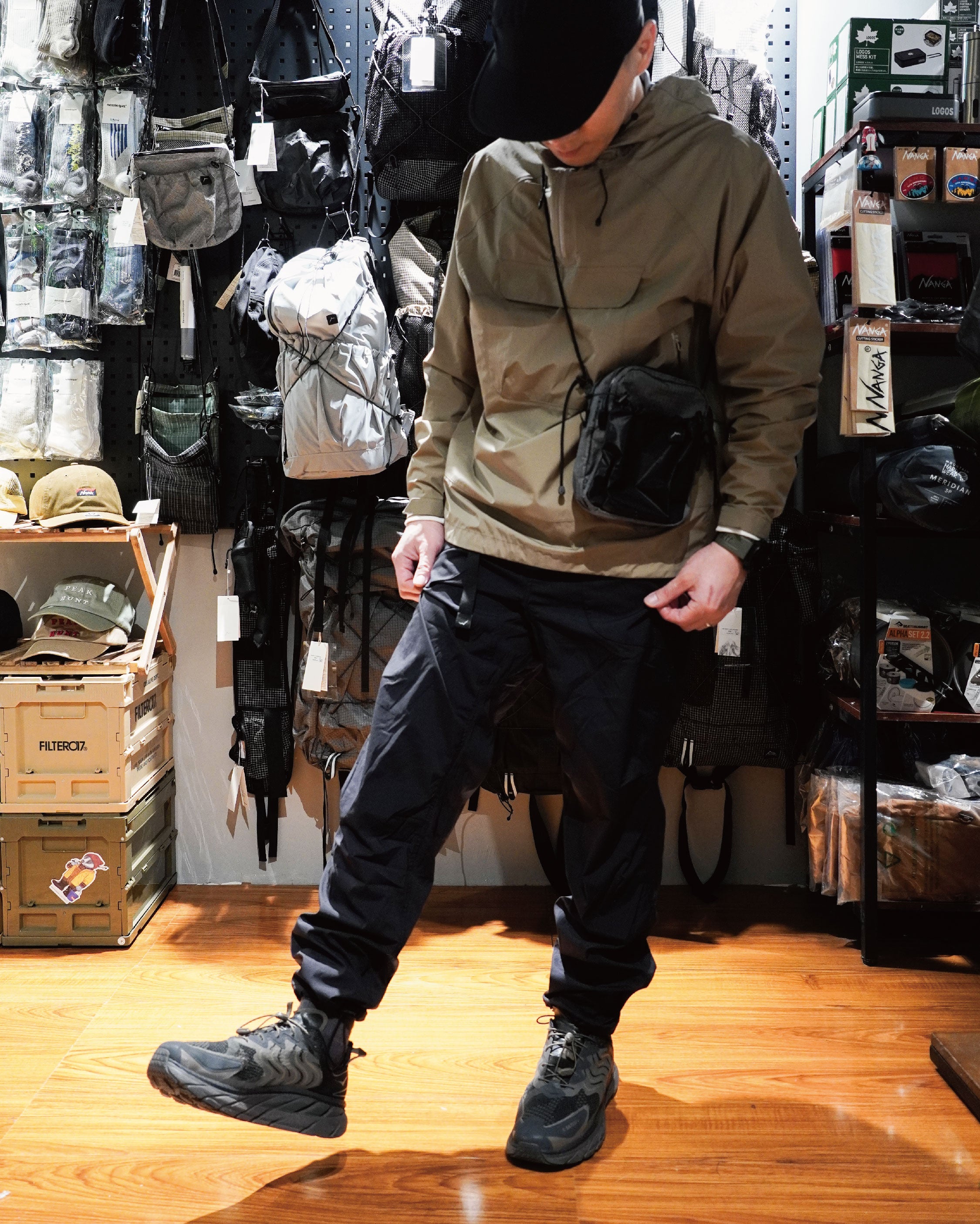 CAYL 8 Pocket Hiking Pants / Black