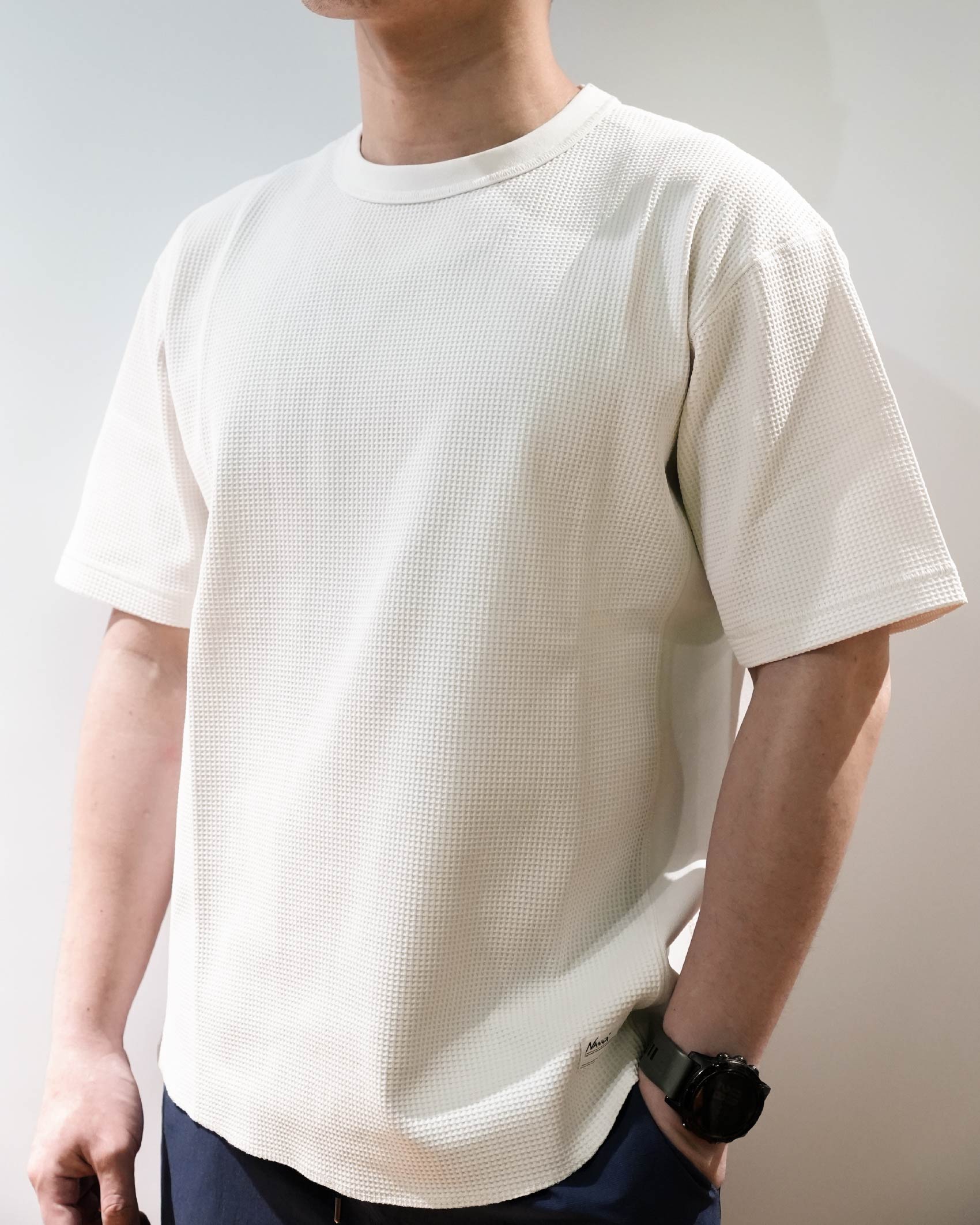 Nanga Airflex® Waffle Tee / WHT - Wild Camping