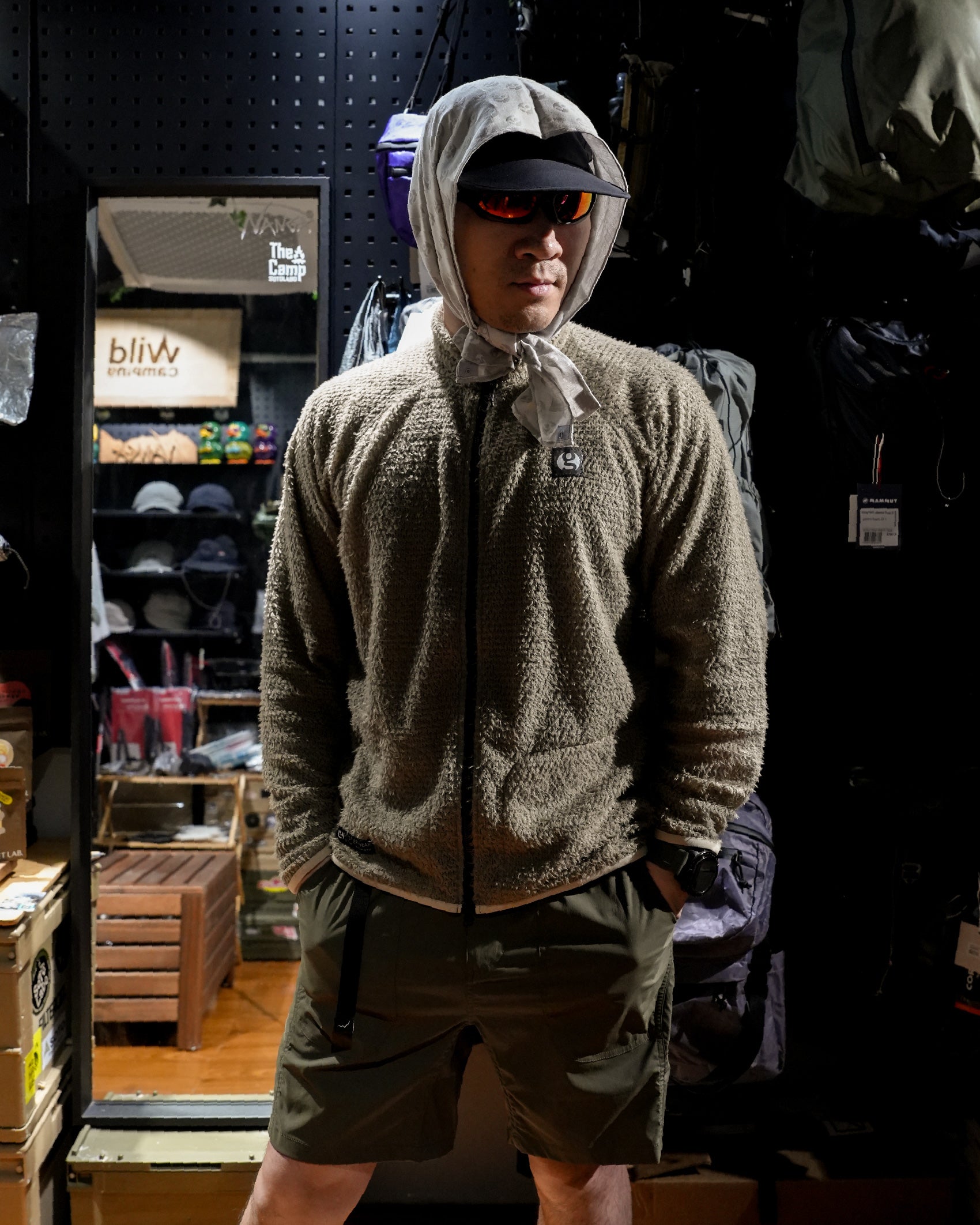 【JP Edition】Gossamer Gear F/Z Polartec Alpha Direct / Beige - Wild Camping