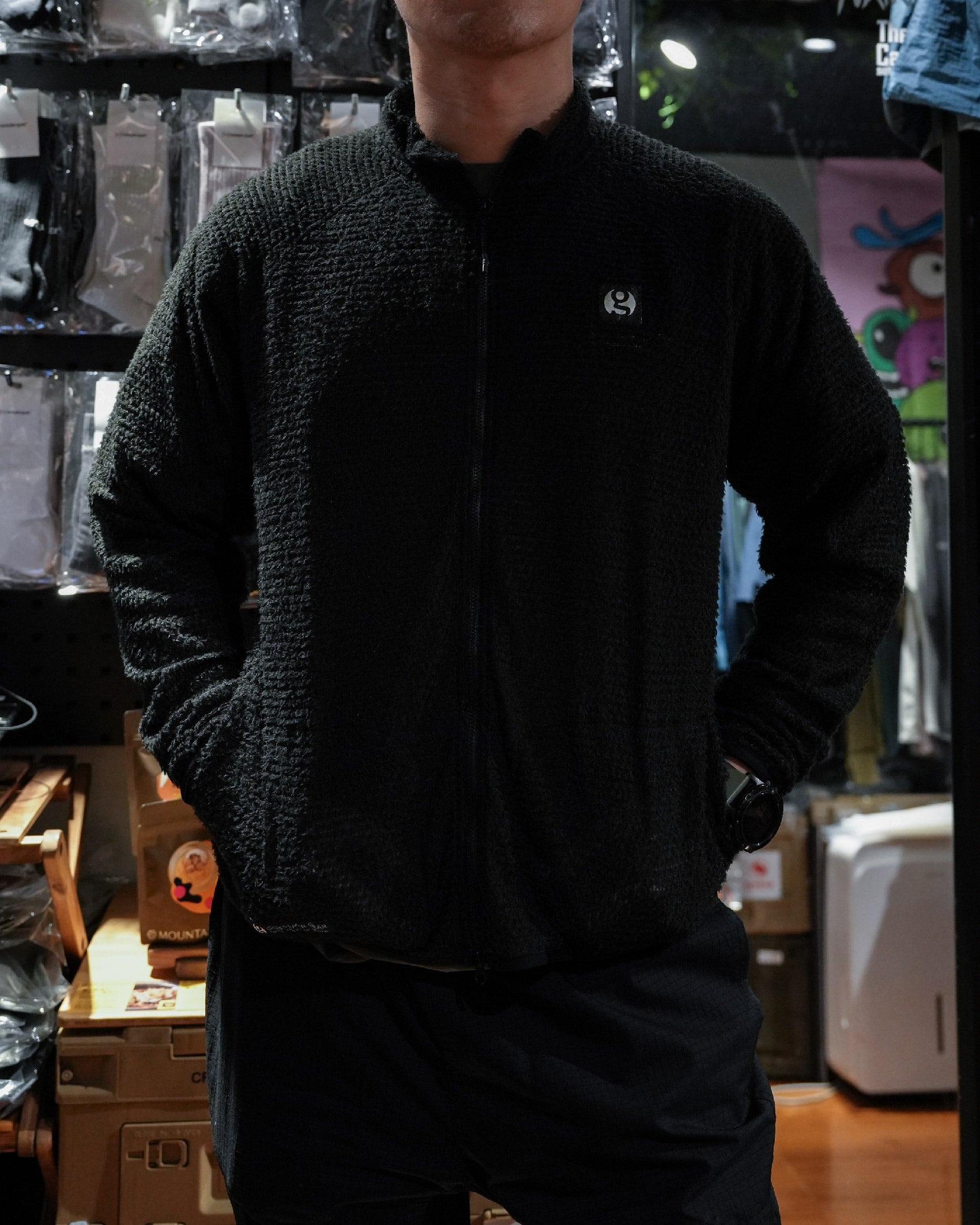 【JP Edition】Gossamer Gear F/Z Polartec Alpha Direct / Black - Wild Camping