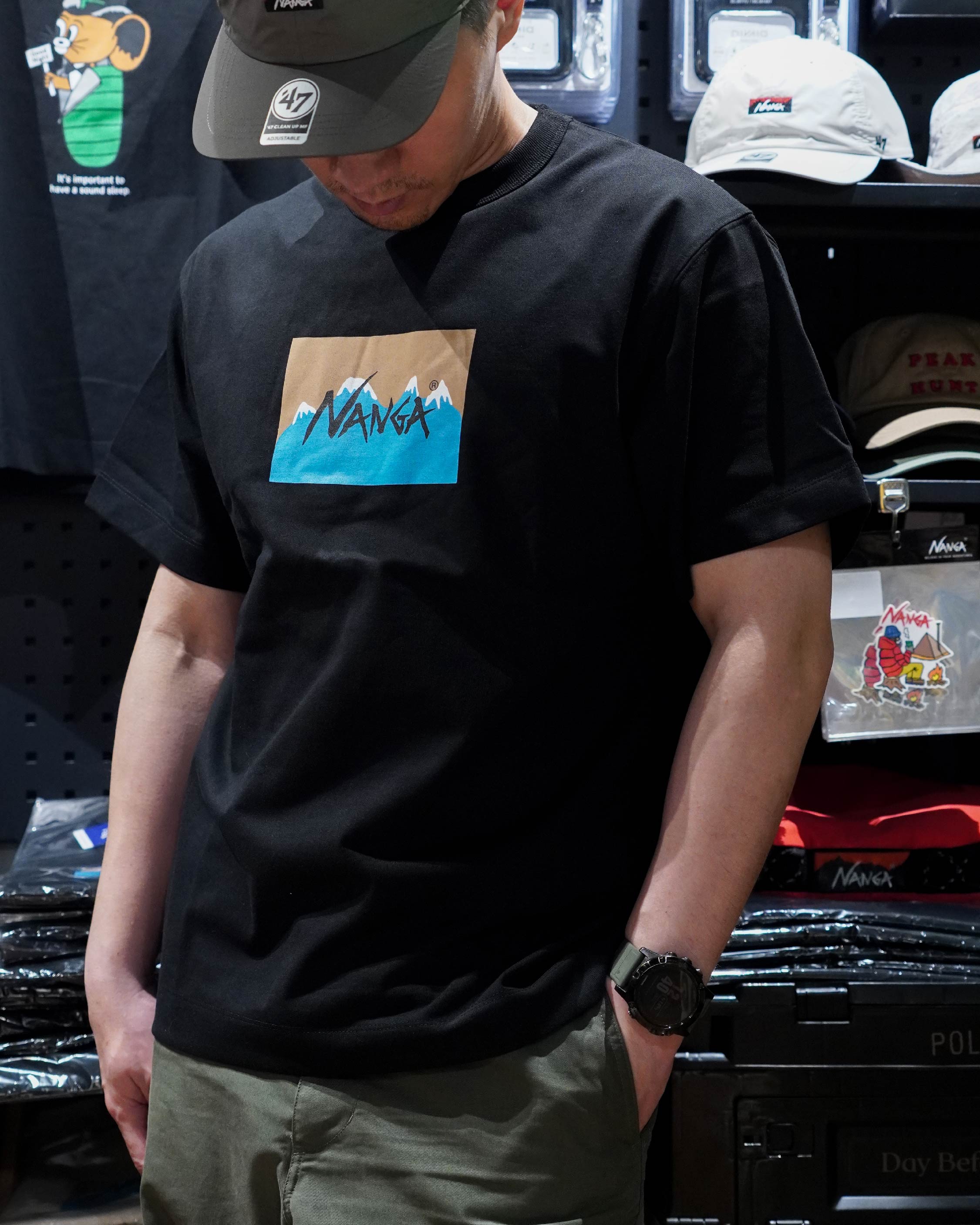 Nanga × Jerry Ukai ECO HYBRID Nanga Logo Tee