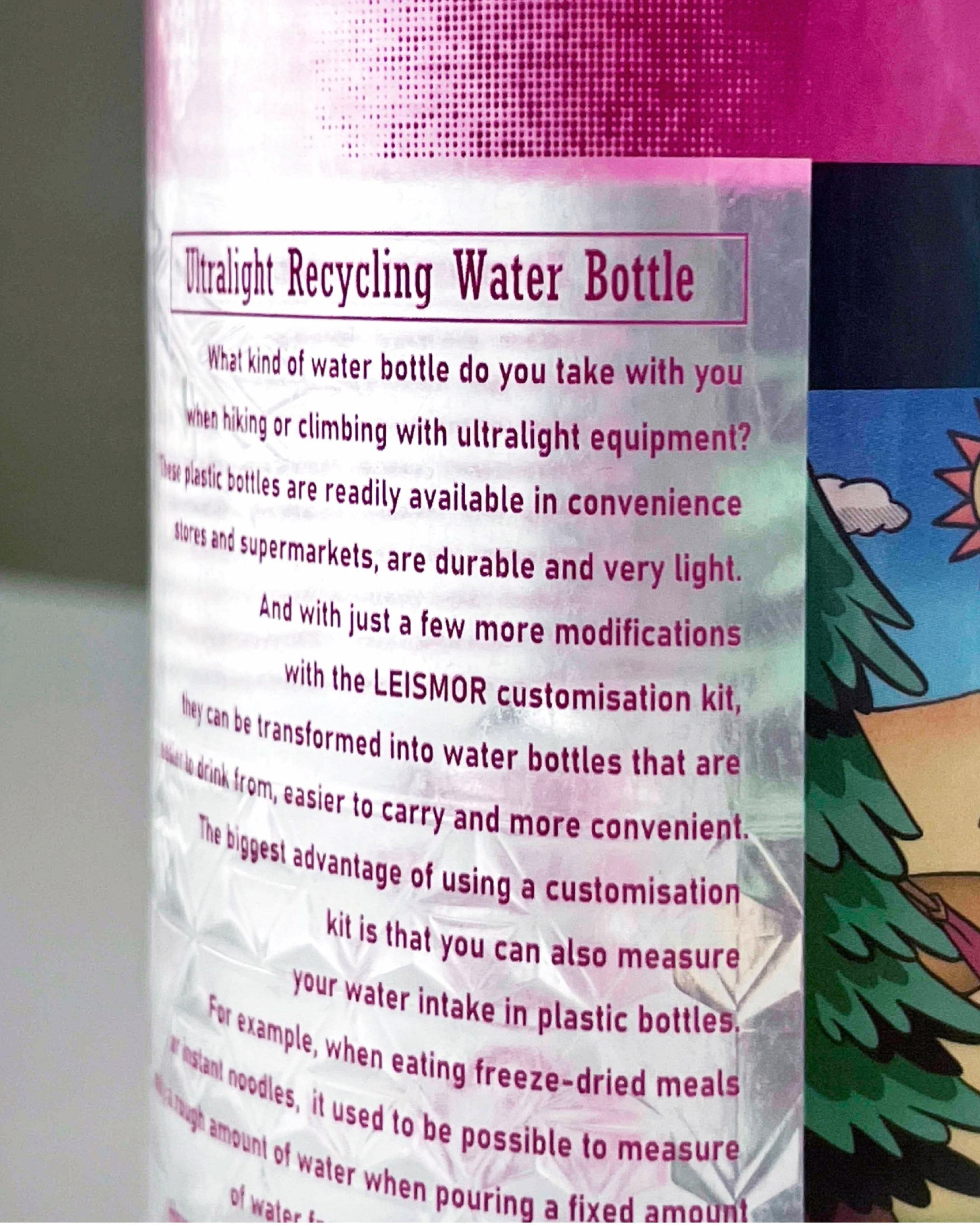 LEISMOR Bottle Upgrade Kit【for MITSUYA CIDER 500ml "Stay Hydrated"】