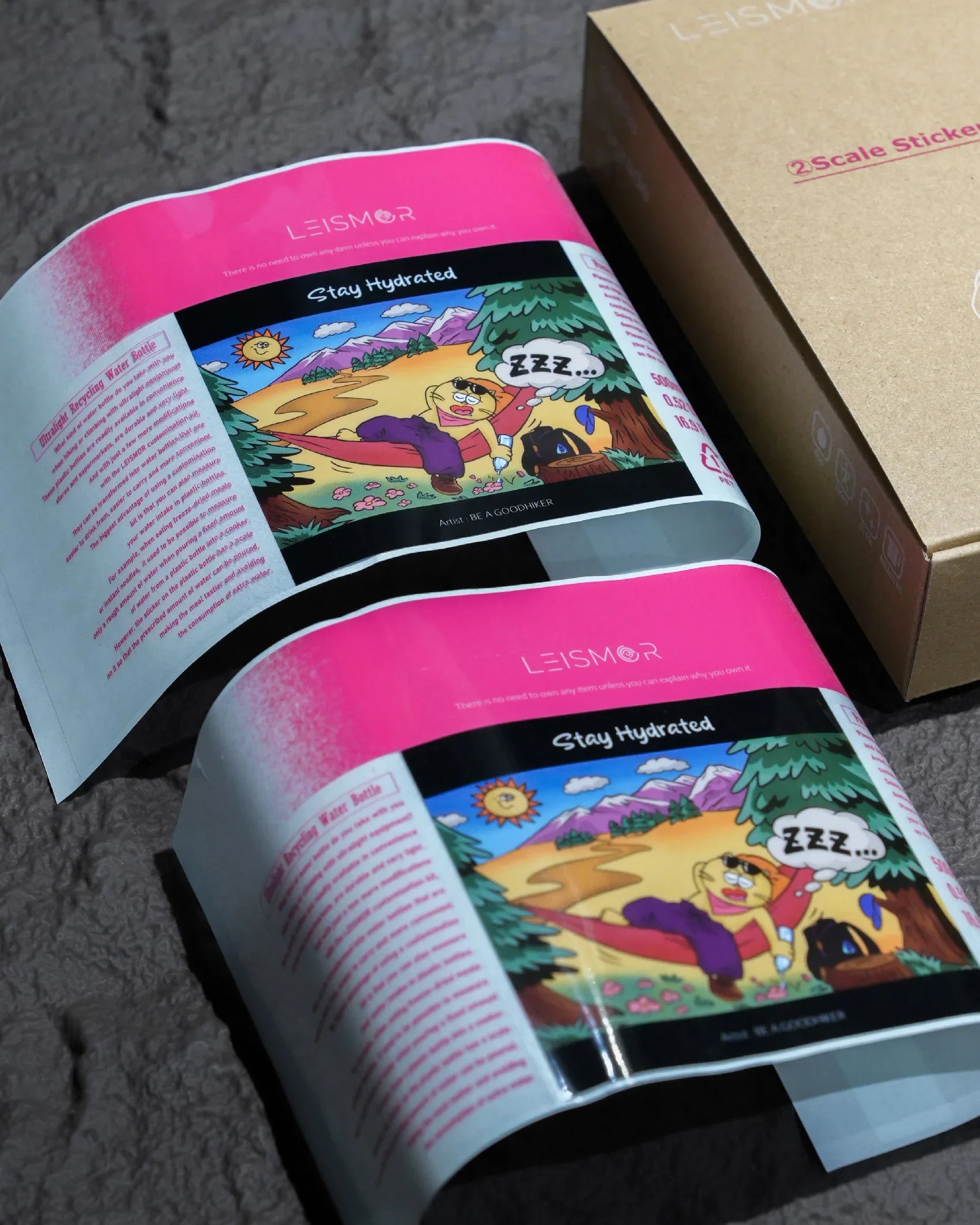 LEISMOR Bottle Upgrade Kit【for MITSUYA CIDER 500ml "Stay Hydrated"】