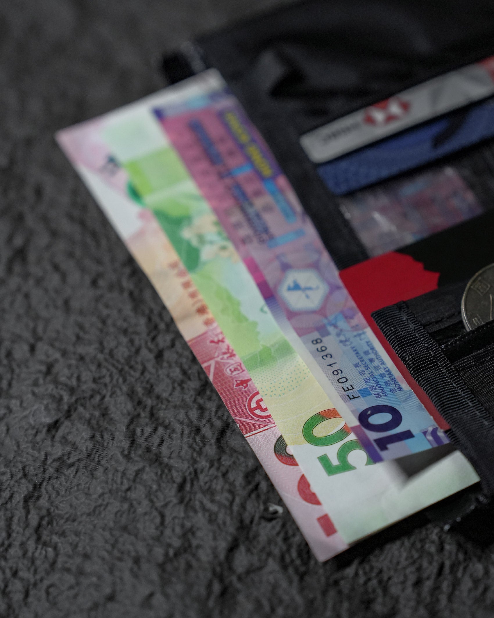 No Brand Gear Dyneema® Wallet V2.5 / Triple Black