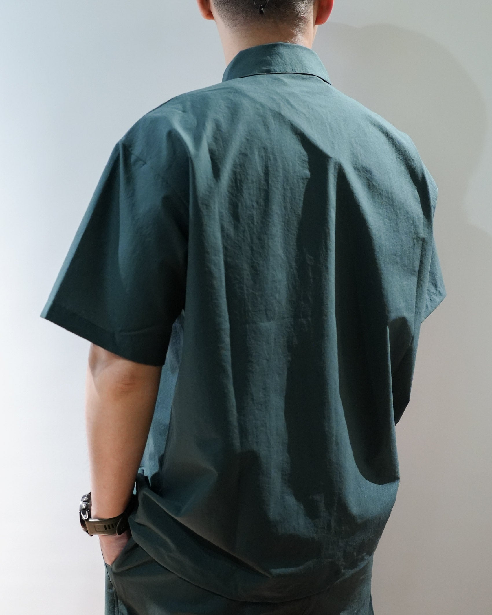 Nanga DotAir® Comfy Polo Shirt / GRN - Wild Camping