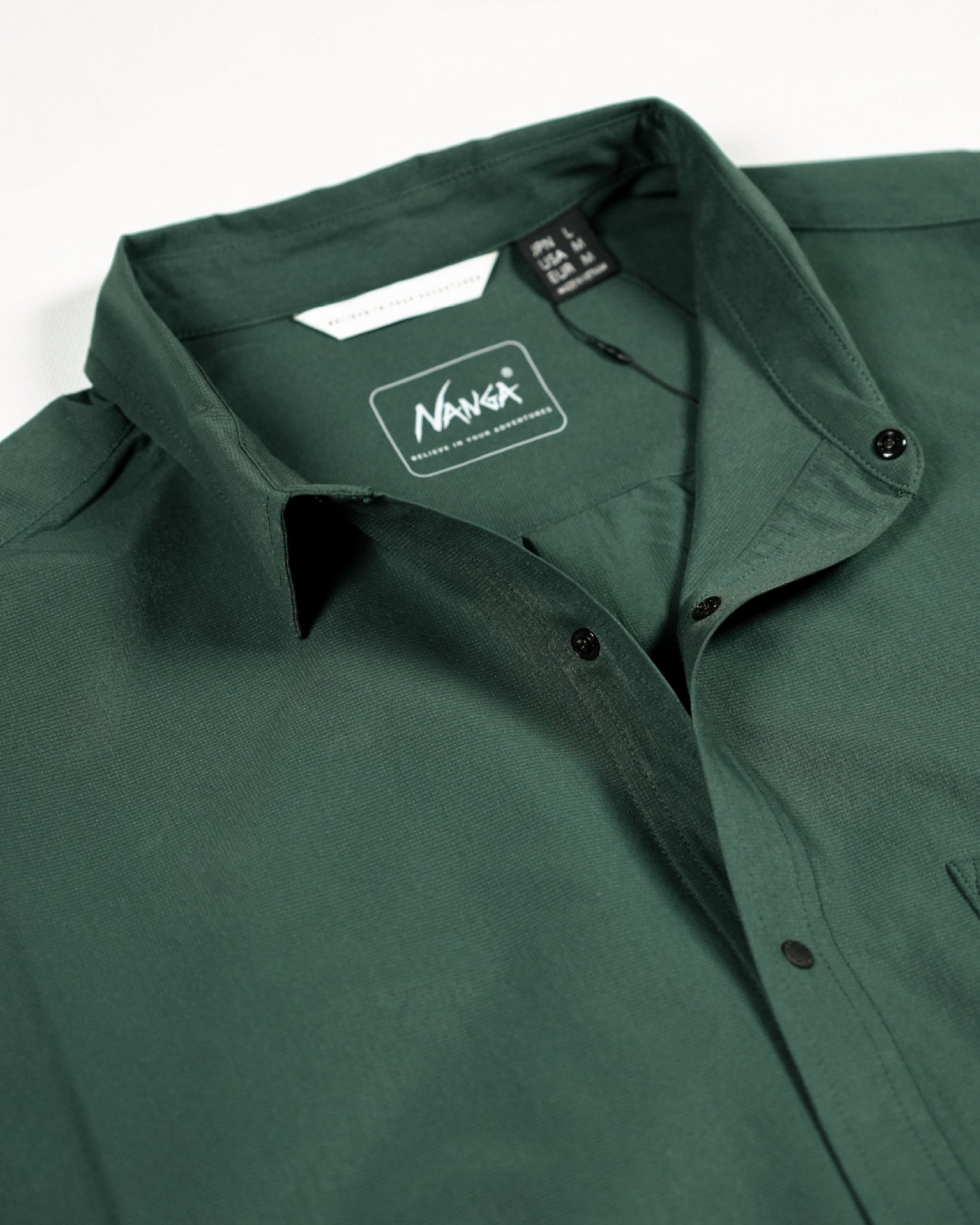 Nanga DotAir® Comfy Shirt / GRN - Wild Camping