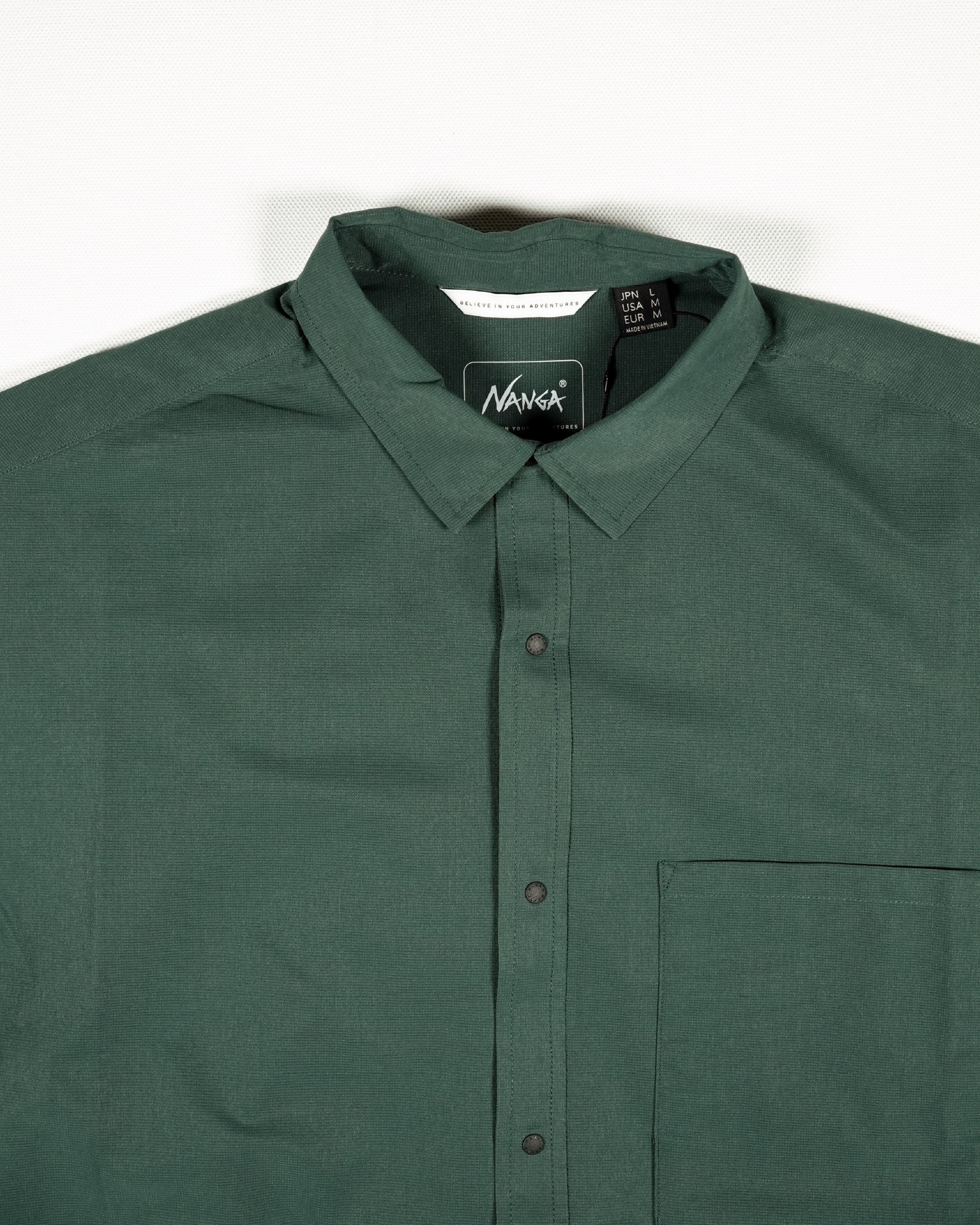 Nanga DotAir® Comfy Shirt / GRN - Wild Camping