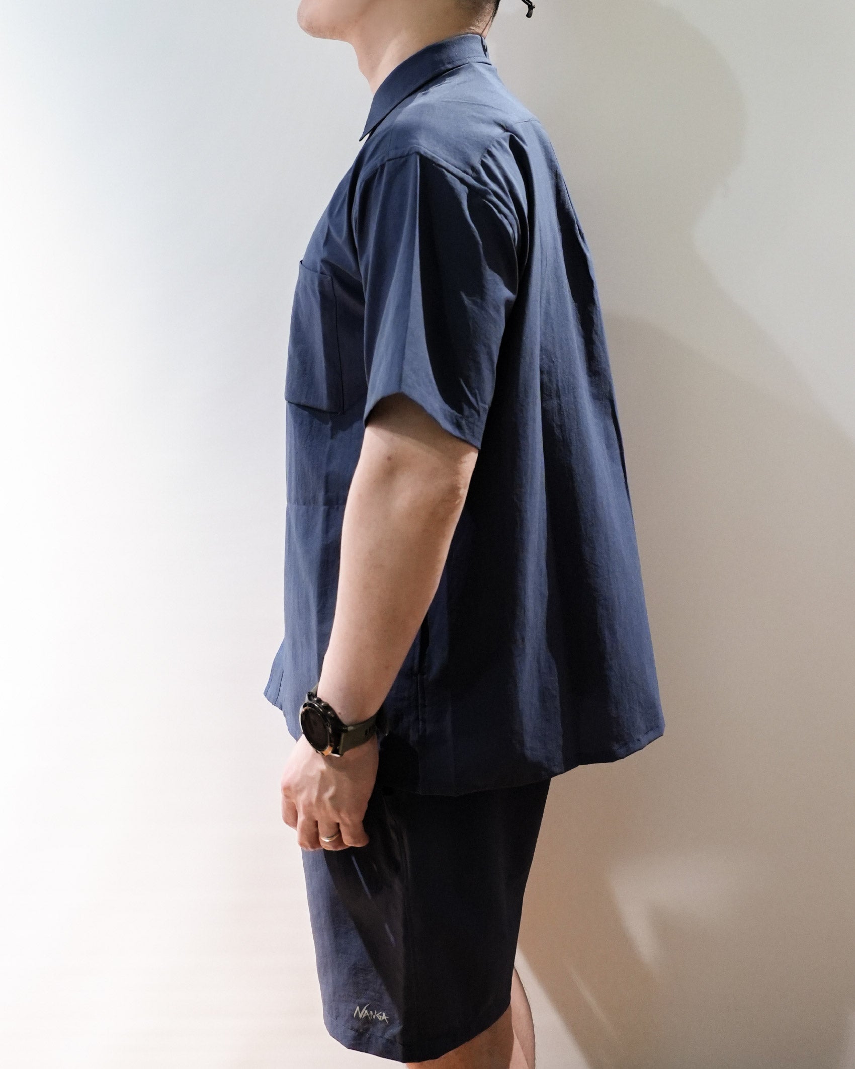 Nanga DotAir® Comfy Shirt / NVY - Wild Camping