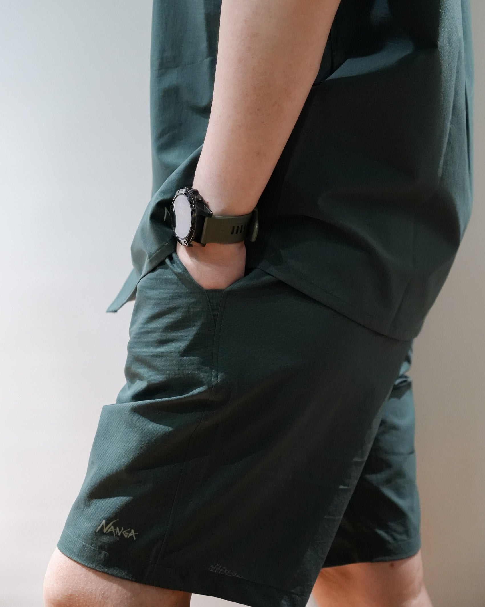 Nanga DotAir® Comfy Shorts / GRN - Wild Camping