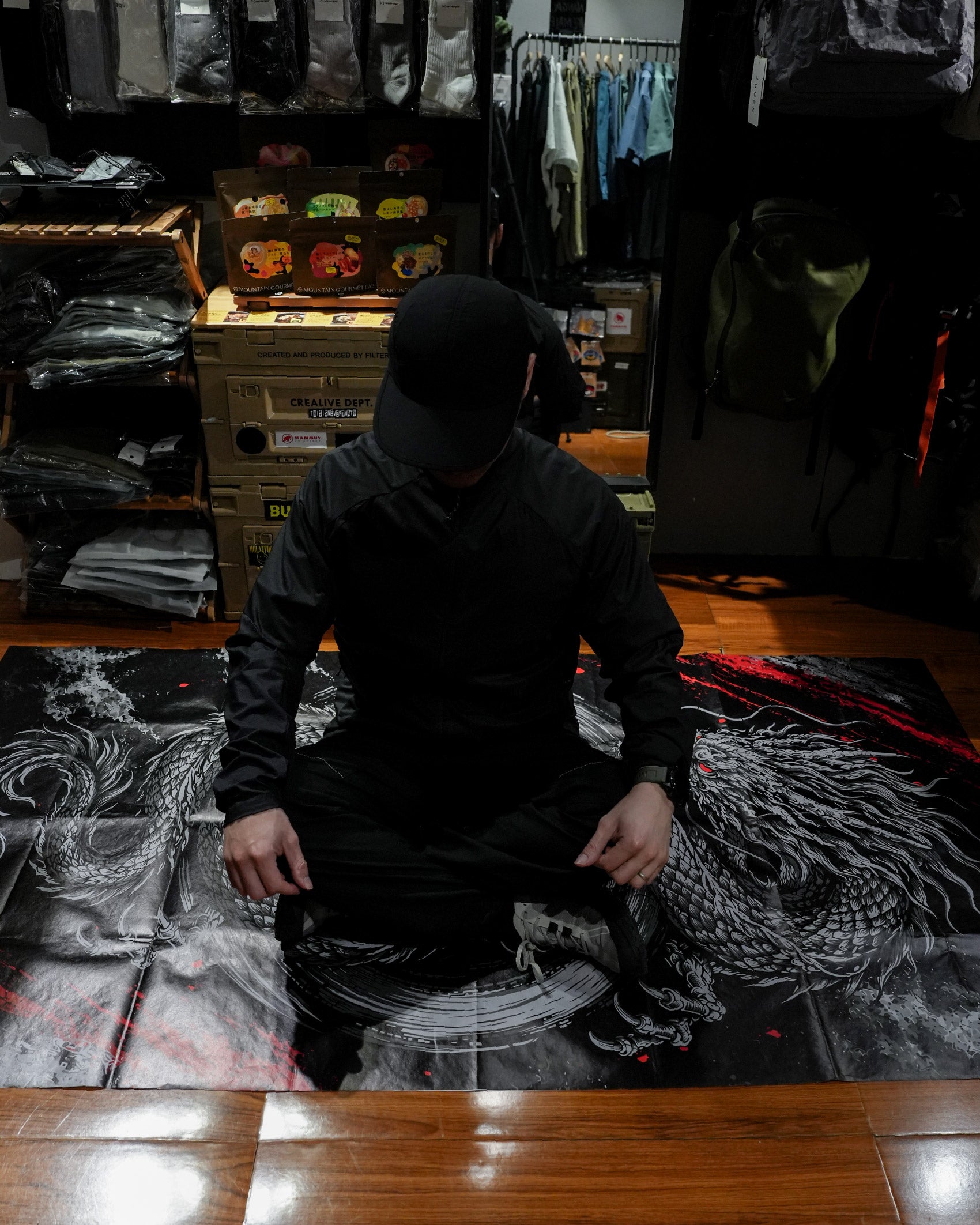 步く泊まる ARUKUTOMARU Dragon Onix Tyvek Sheet - Wild Camping