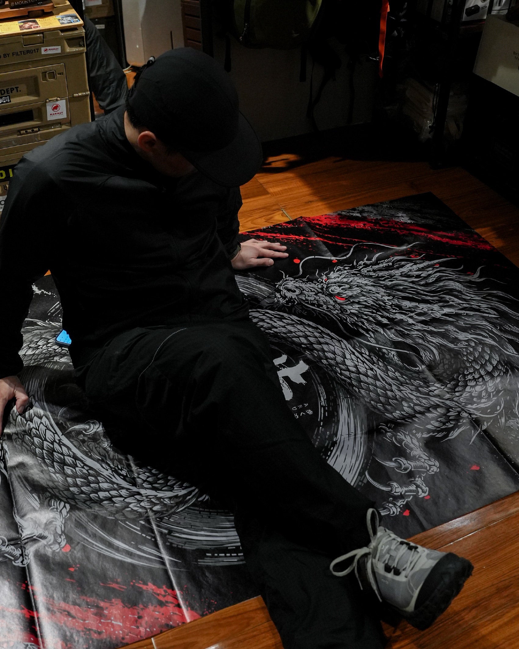 步く泊まる ARUKUTOMARU Dragon Onix Tyvek Sheet - Wild Camping