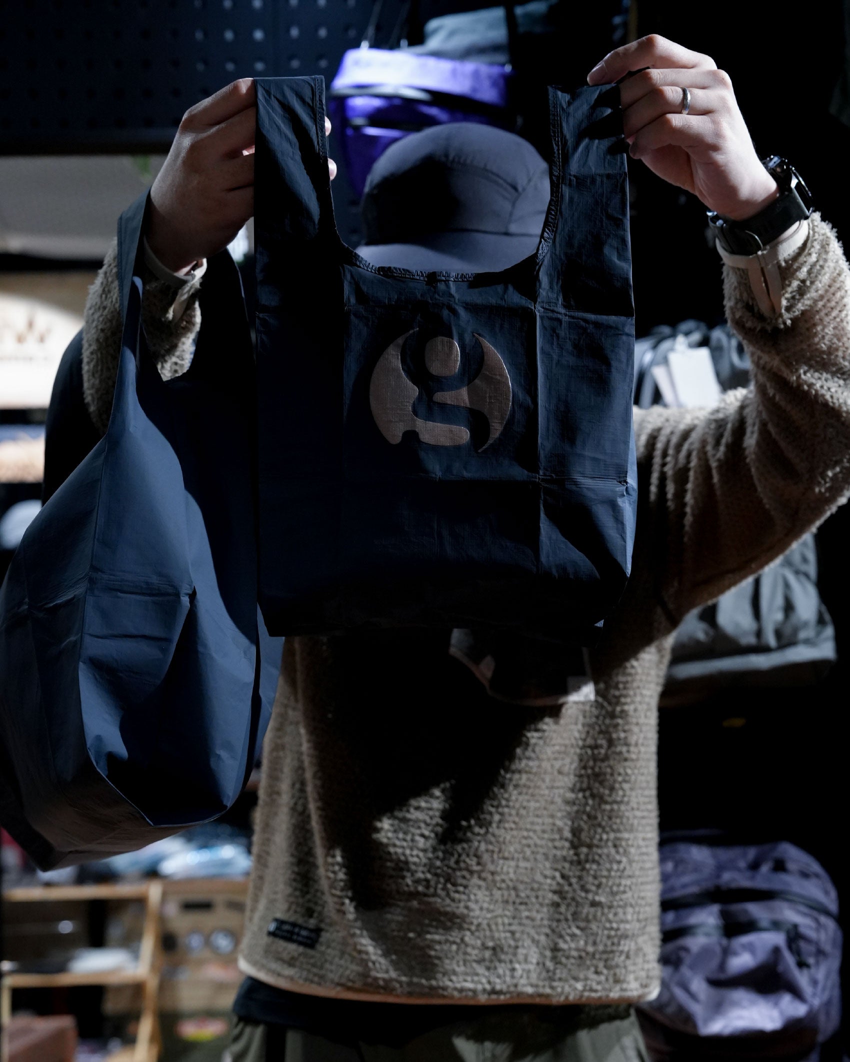 【JP Edition】Gossamer Gear Tyvek Reflective ECO Bag / Navy - Wild Camping