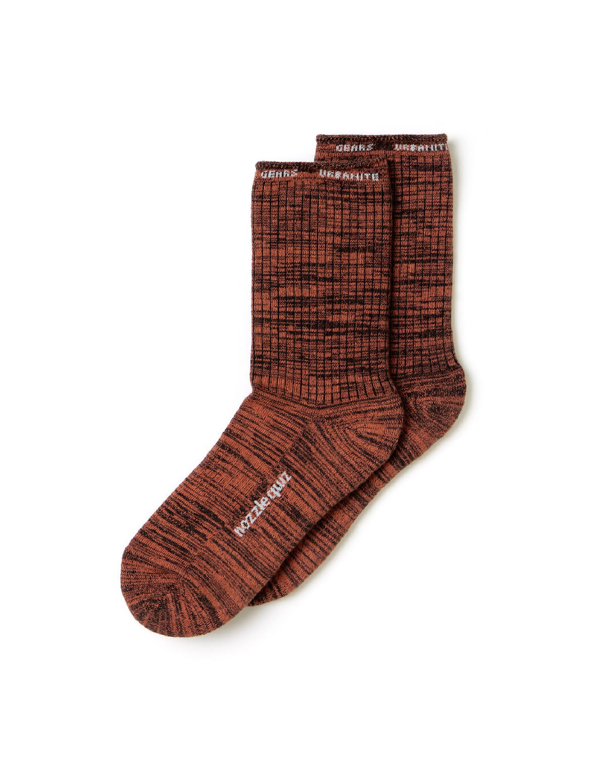 nozzle quiz Essential Mid Casual Socks / Burst Orange - Wild Camping