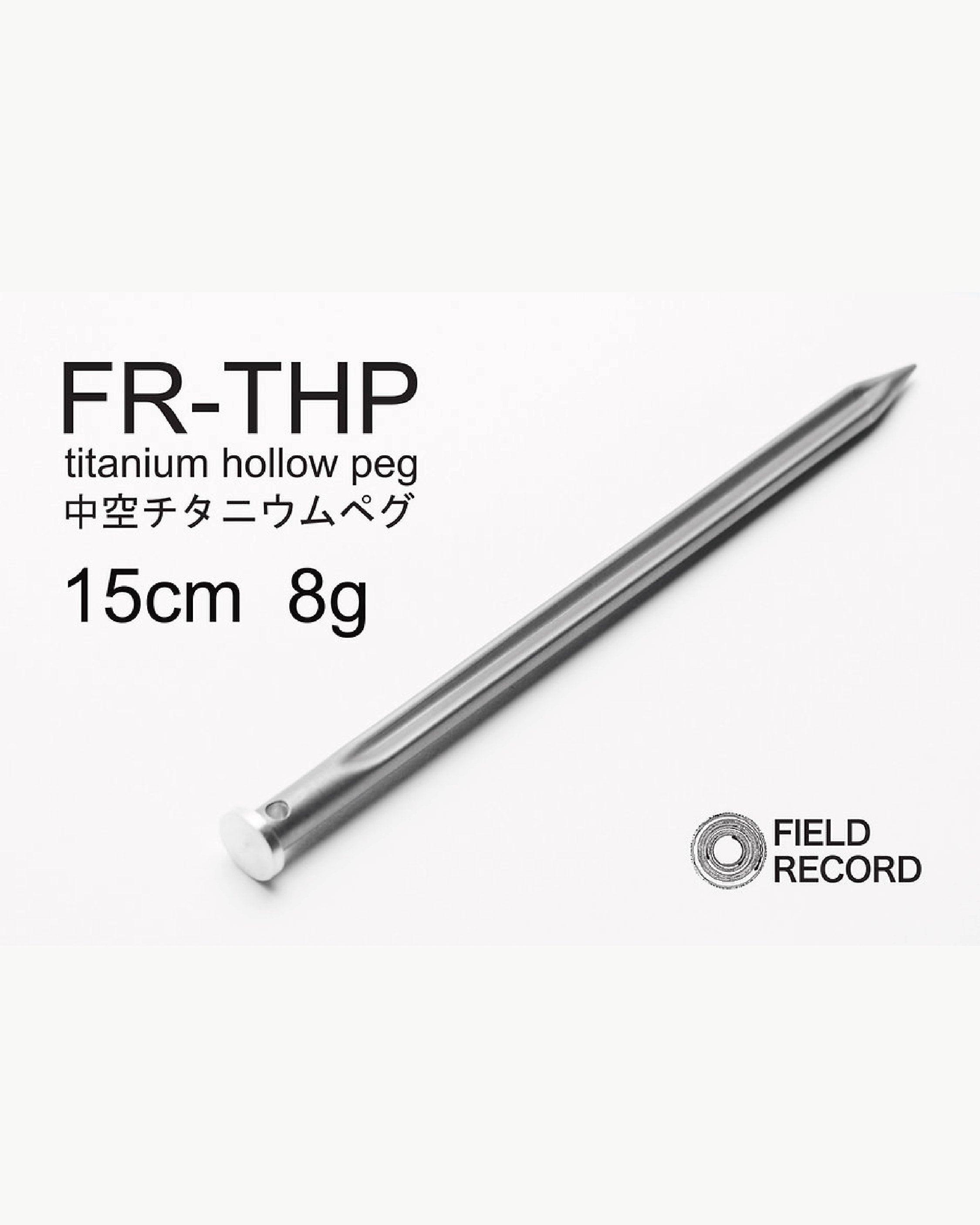 Field Record FR-THP Titanium Hollow Peg - Wild Camping