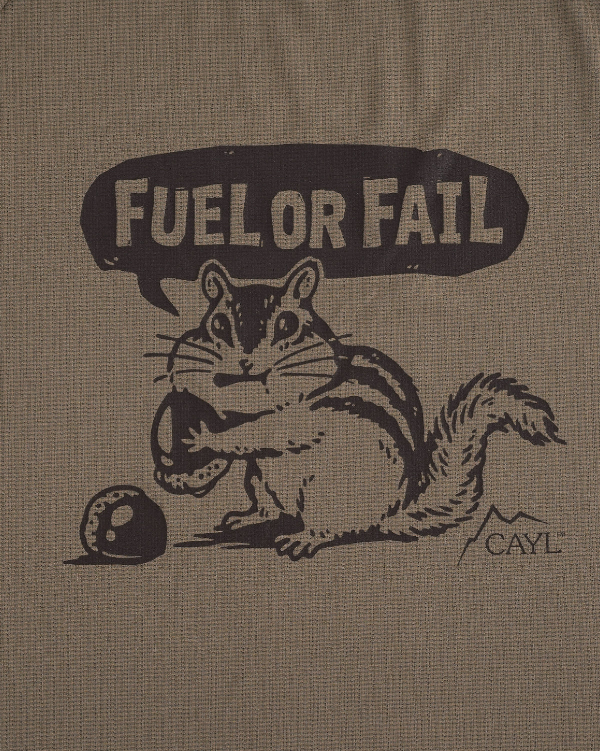 CAYL Fuel Or Fail Short Sleeve / Red Bean - Wild Camping
