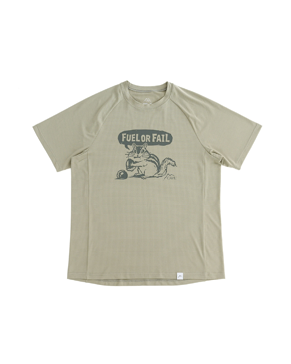 CAYL Fuel Or Fail Short Sleeve /  Dark Beige - Wild Camping