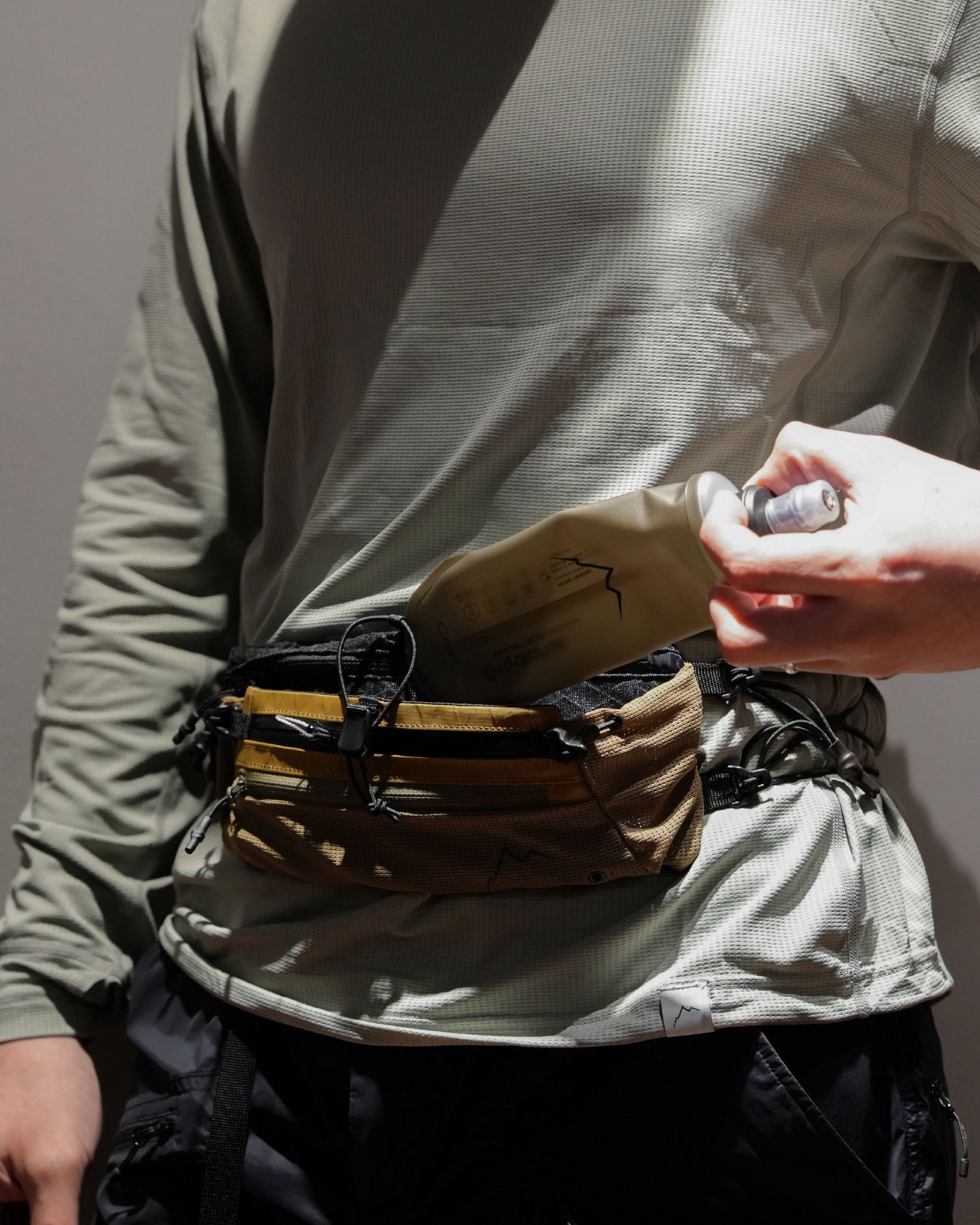 CAYL GTD Belt V2 with Soft Flash 250ml / Brown - Wild Camping