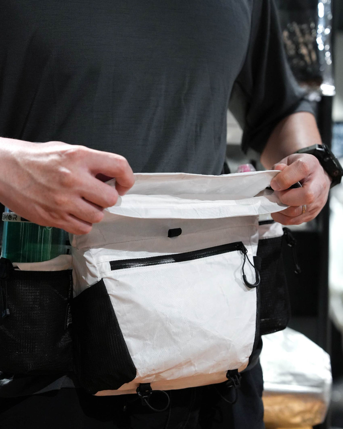 No Brand Gear Technoforce™ Steel Hip Pack / White - Wild Camping