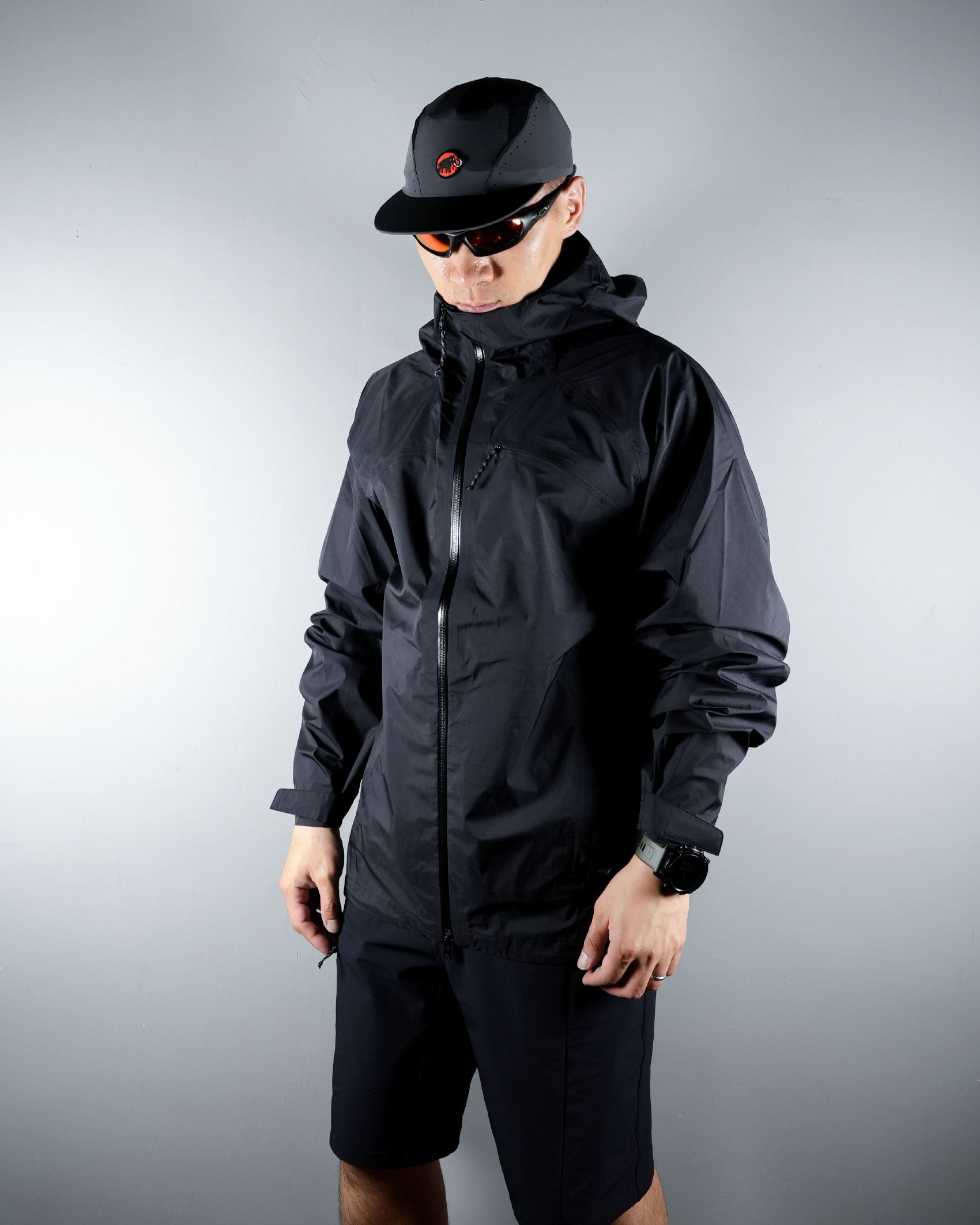 Hiking Patrol x Mammut HS Hooded Jacket / Black - Wild Camping