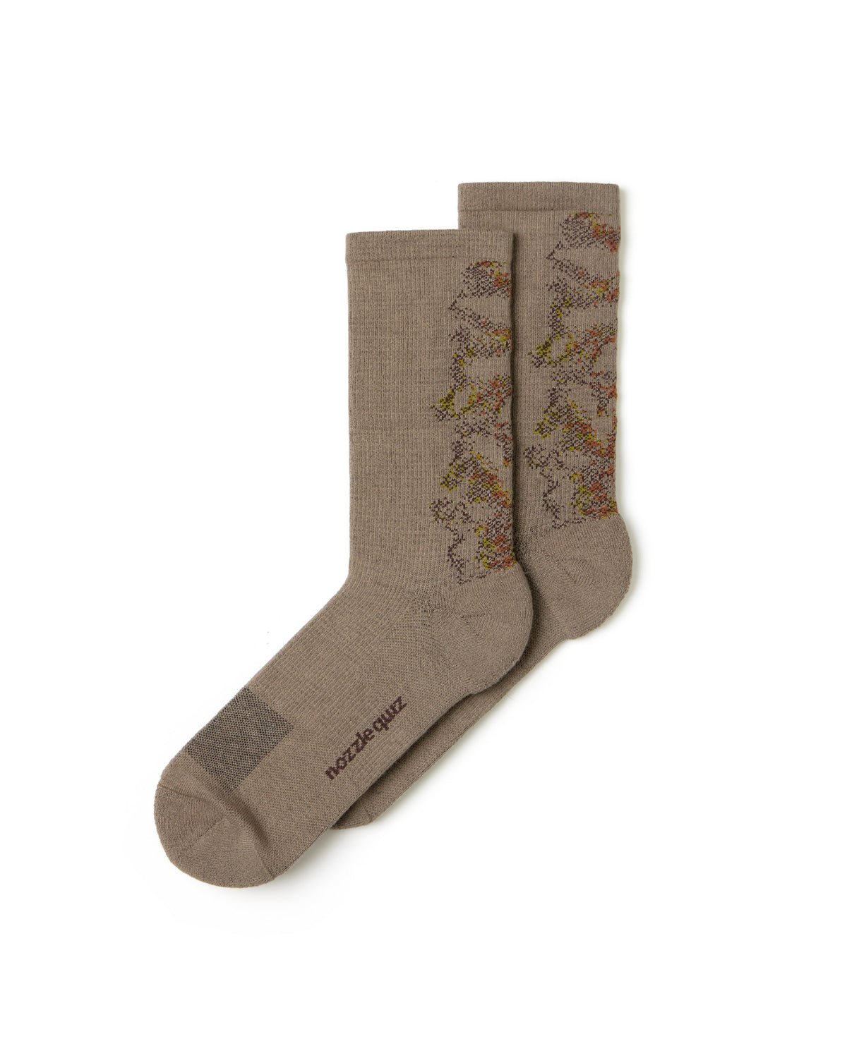 nozzle quiz Landing Socks / Mist Brown - Wild Camping