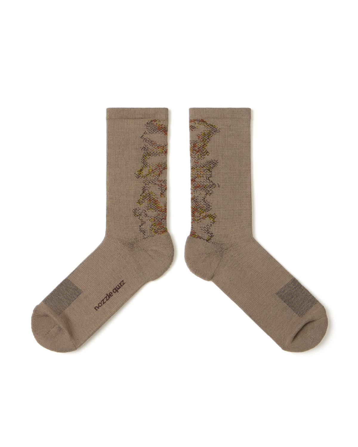 nozzle quiz Landing Socks / Mist Brown - Wild Camping