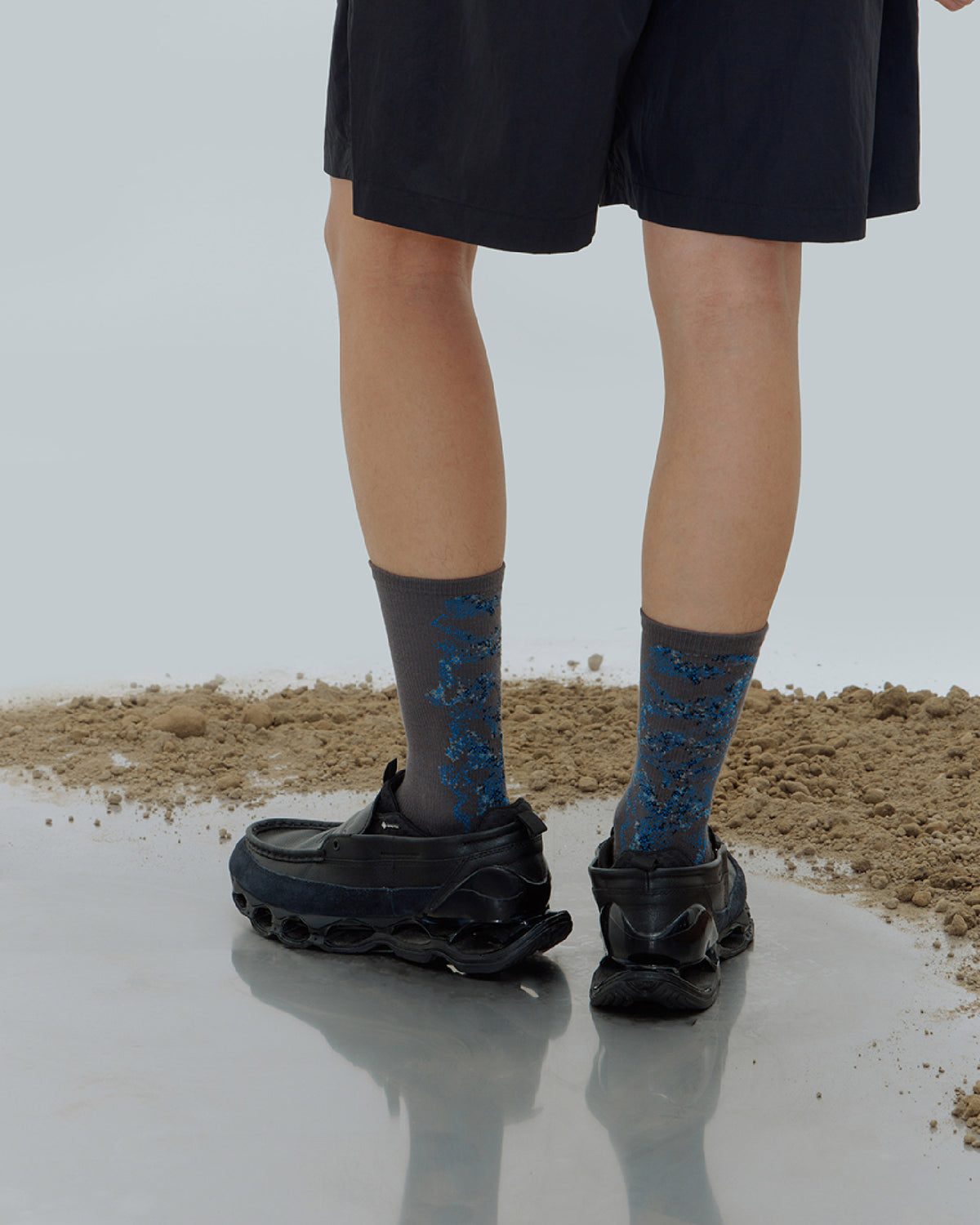 nozzle quiz Landing Socks / Mist Blue - Wild Camping