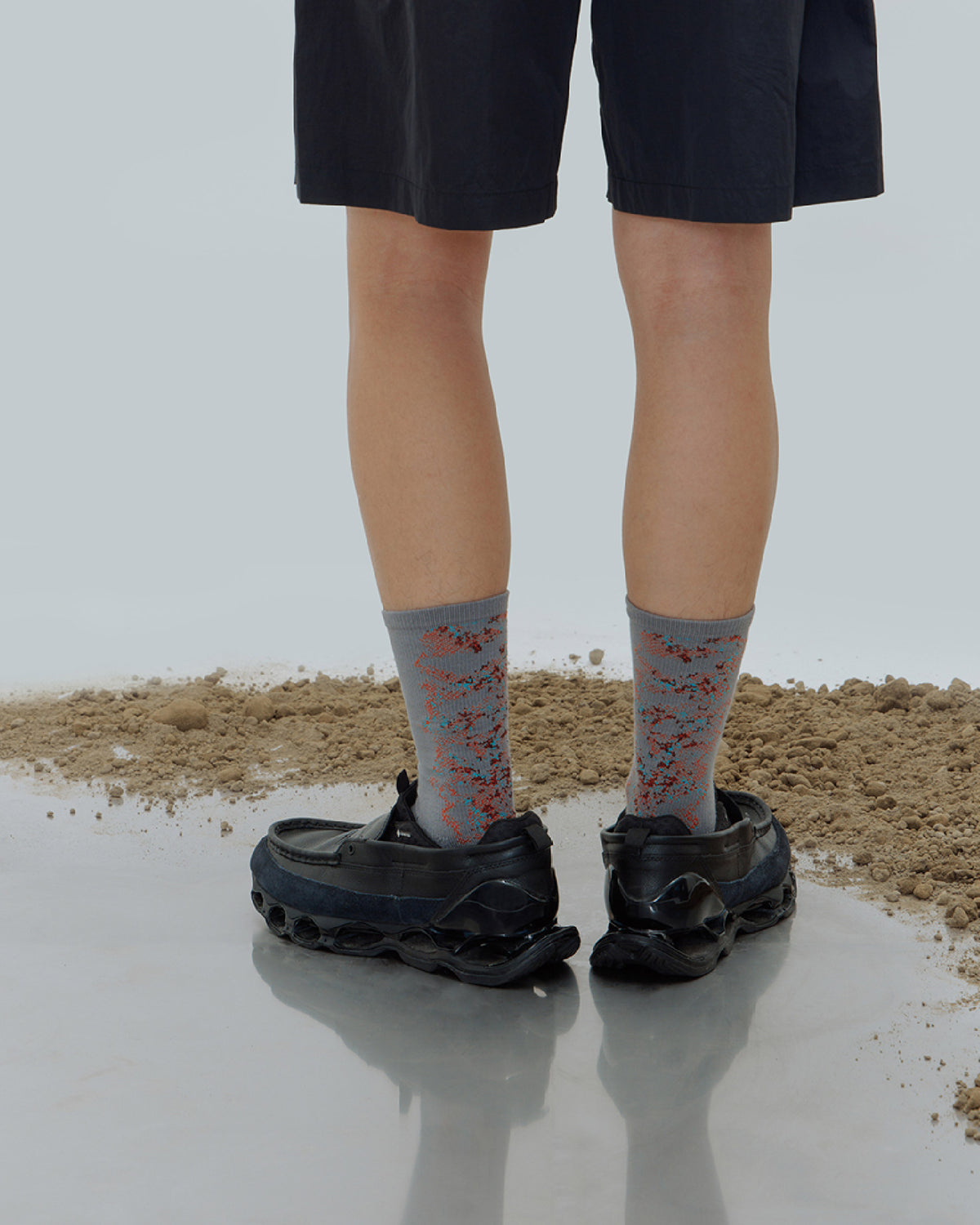 nozzle quiz Landing Socks / Mist Orange - Wild Camping