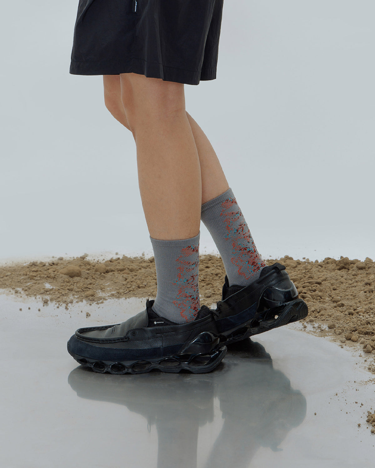 nozzle quiz Landing Socks / Mist Orange - Wild Camping