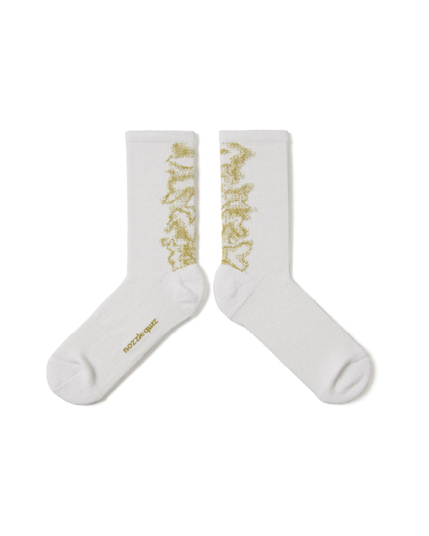 nozzle quiz Landing Socks / Mist Yellow