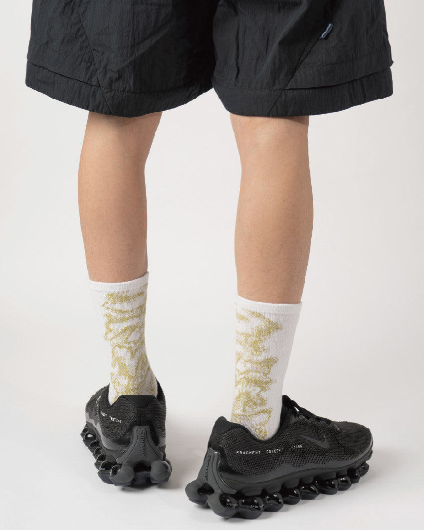 nozzle quiz Landing Socks / Mist Yellow