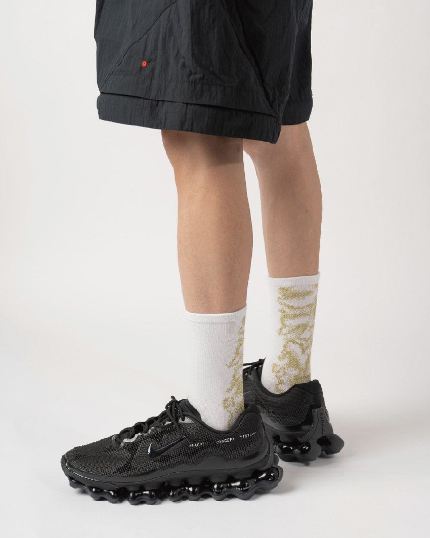 nozzle quiz Landing Socks / Mist Yellow