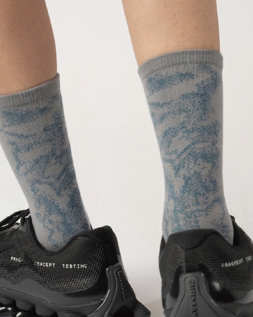 nozzle quiz Landing Socks / Mist Gray