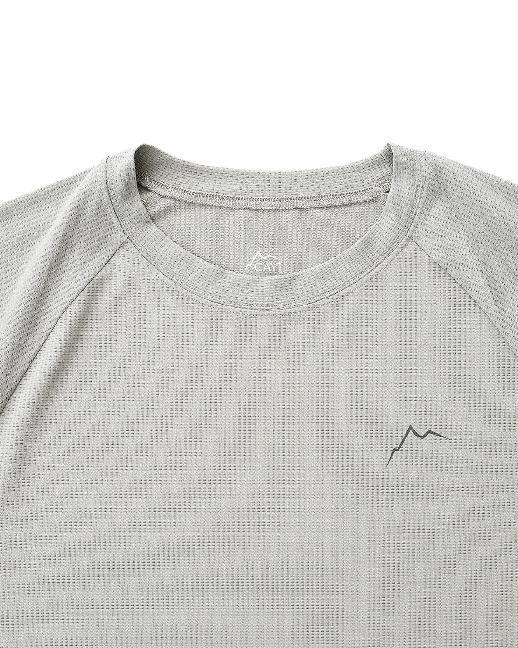 CAYL Logo Air Short Sleeve / Light Grey - Wild Camping