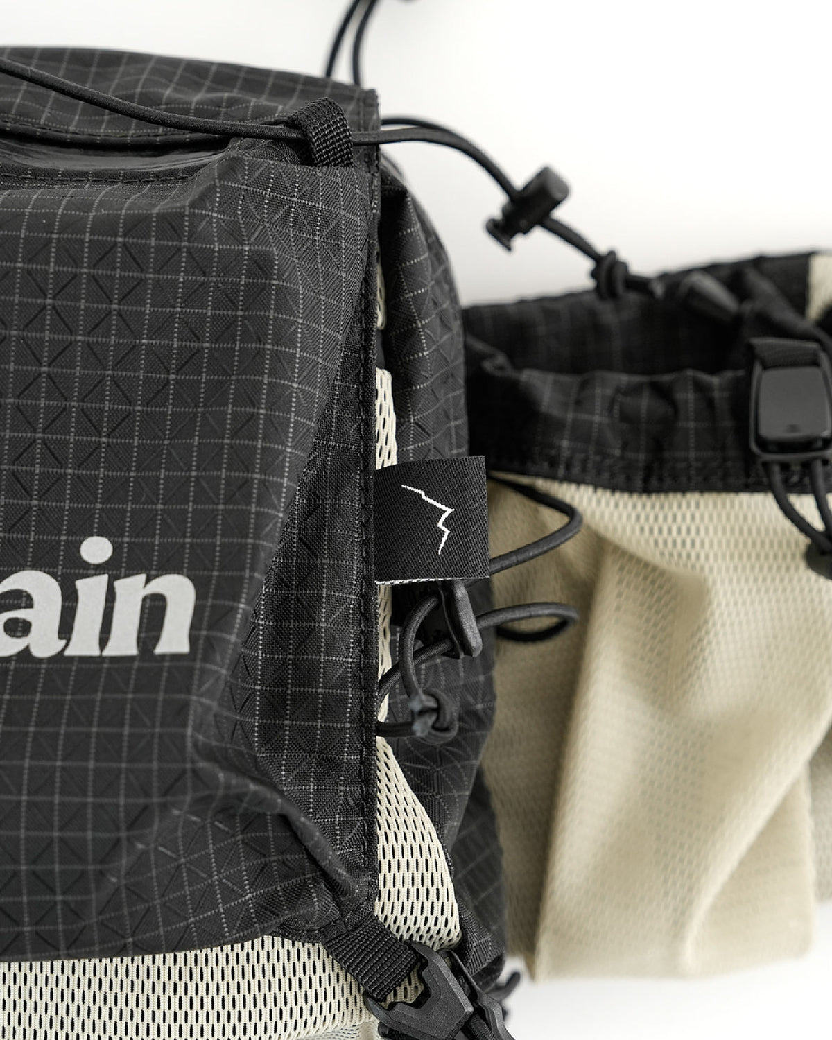 CAYL Lumbar Pack (CAYL x QMC) / B-grid Black - Wild Camping