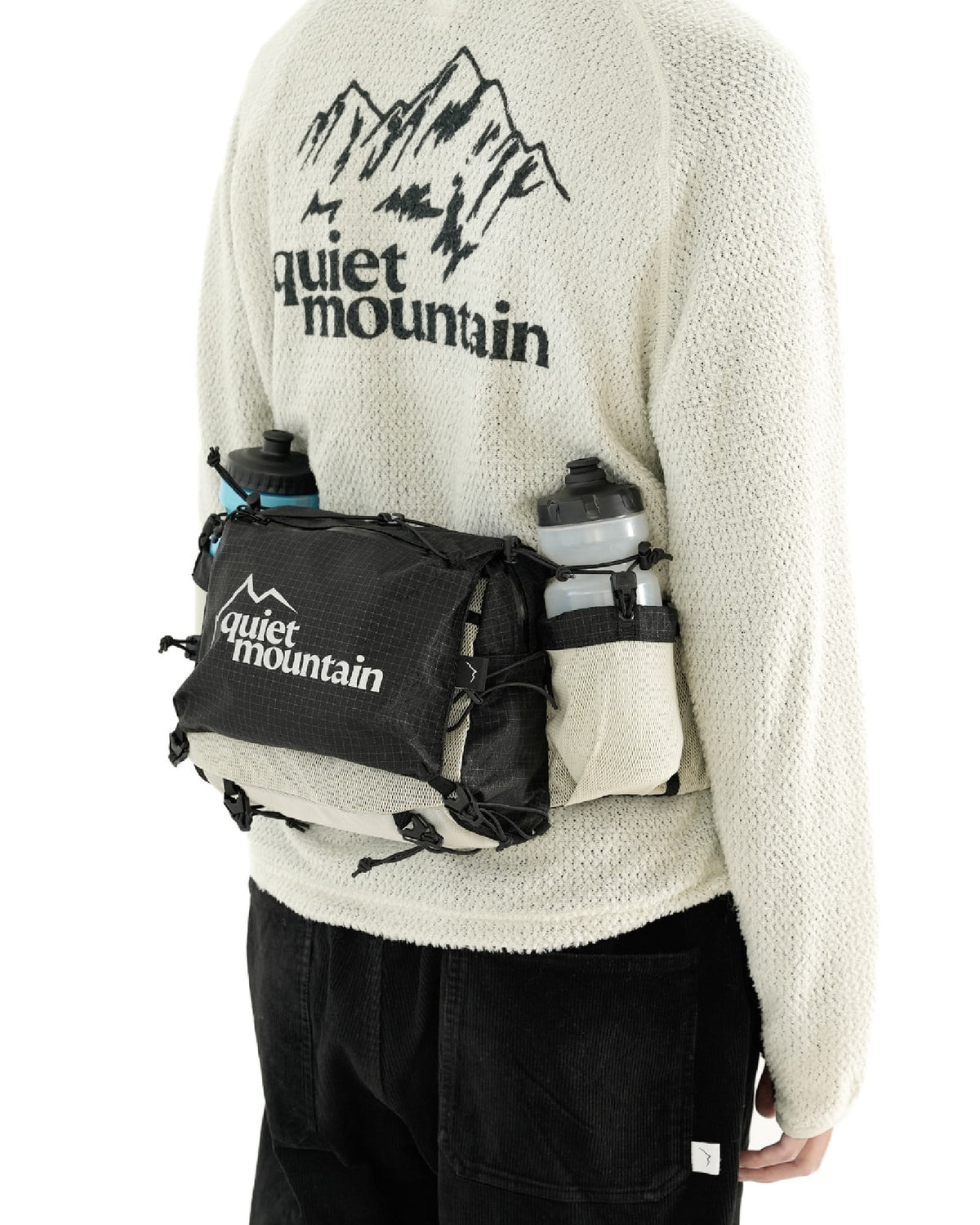 CAYL Lumbar Pack (CAYL x QMC) / B-grid Black - Wild Camping