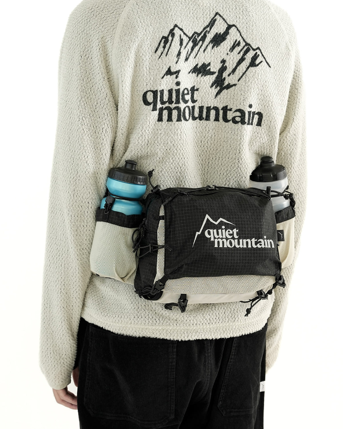 CAYL Lumbar Pack (CAYL x QMC) / B-grid Black - Wild Camping