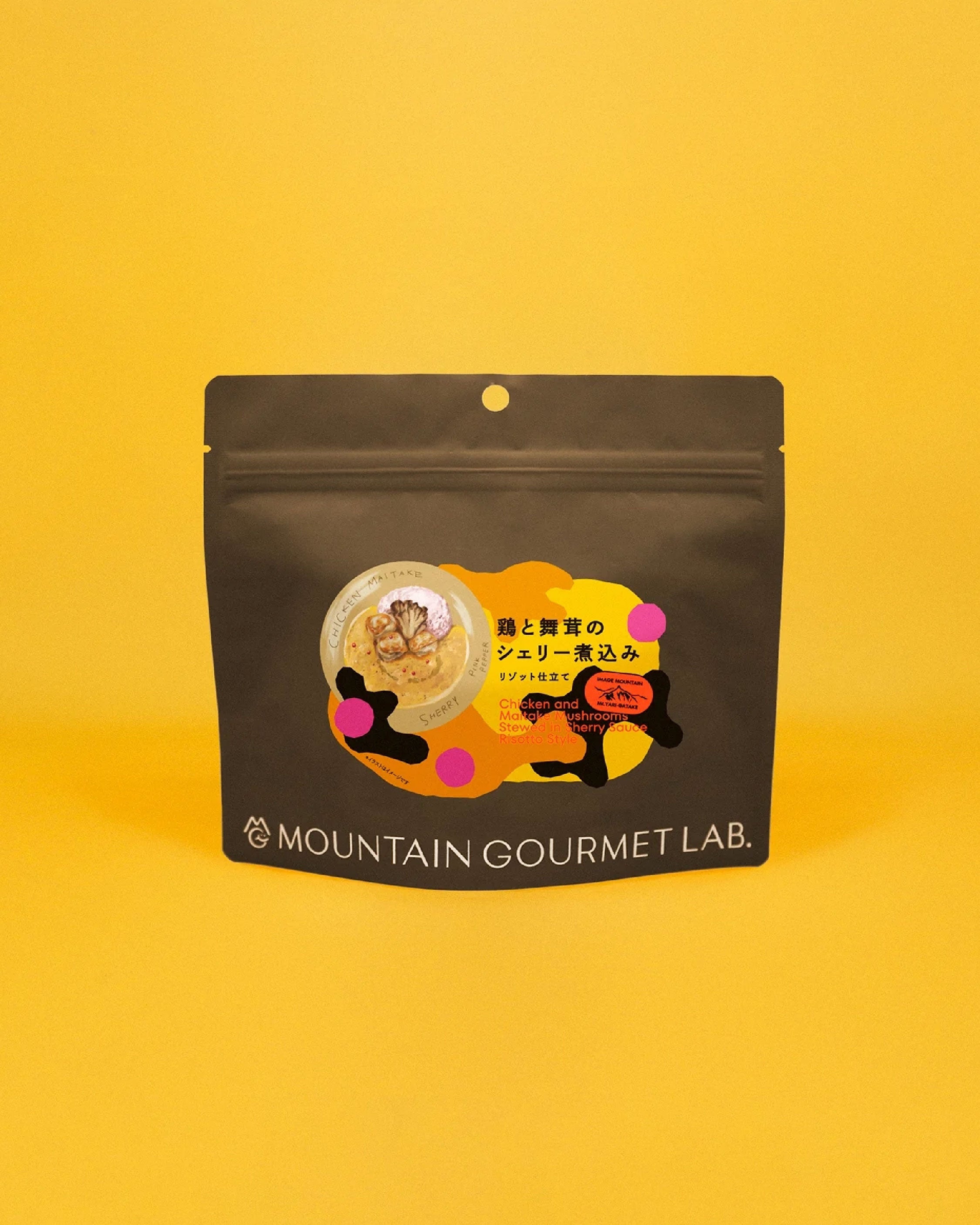 Mountain Gourmet Lab. 雪莉酒燉雞肉舞茸義式燴飯 (鋁袋裝) - Wild Camping